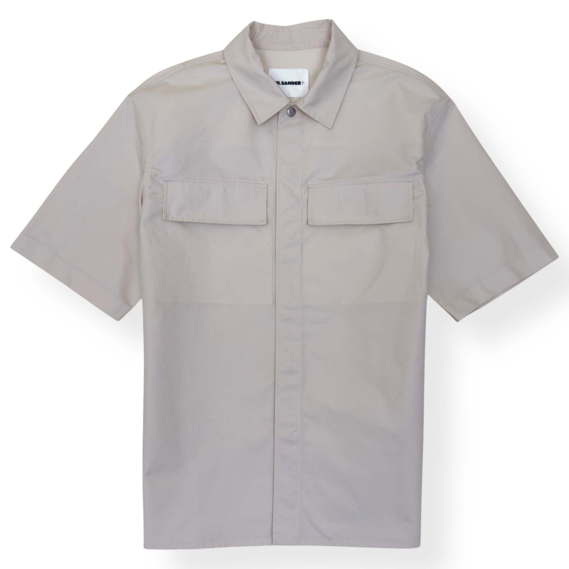 Jil Sander JIL SANDER SS25 FLAP POCKET SHIRT CREAM 50 / L Size US L / EU 52-54 / 3 - 1 Thumbnail