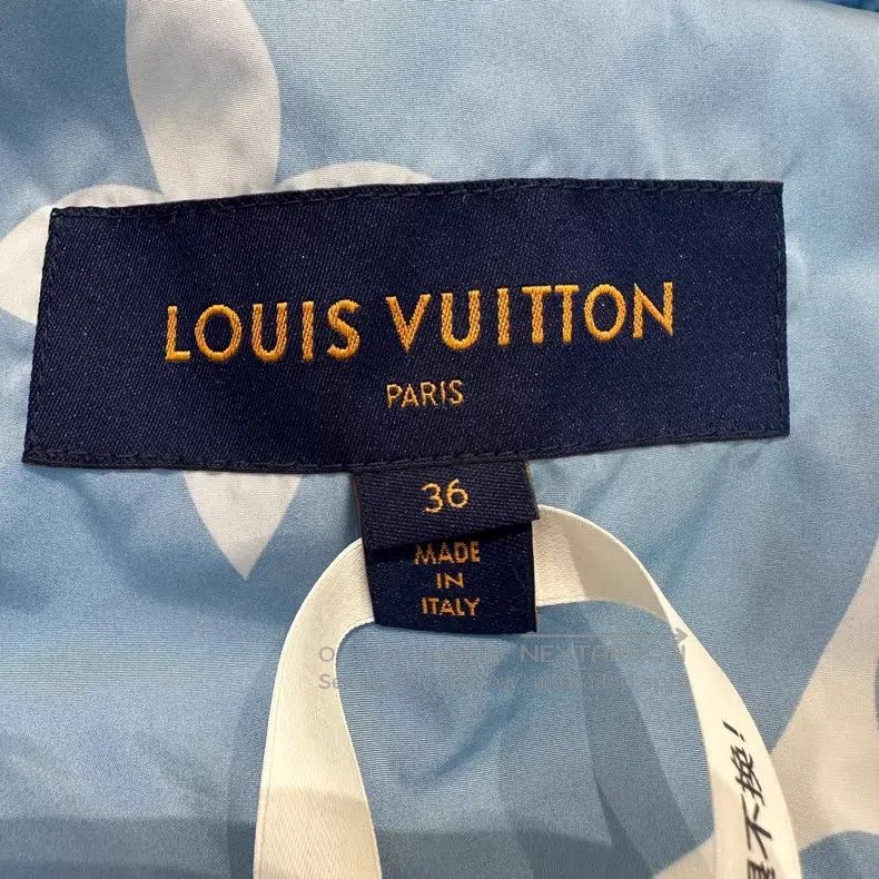 Louis Vuitton Louis Vuitton Blue logo presbyopic full print hooded draws Size XS / US 0-2 / IT 36-38 - 7 Thumbnail