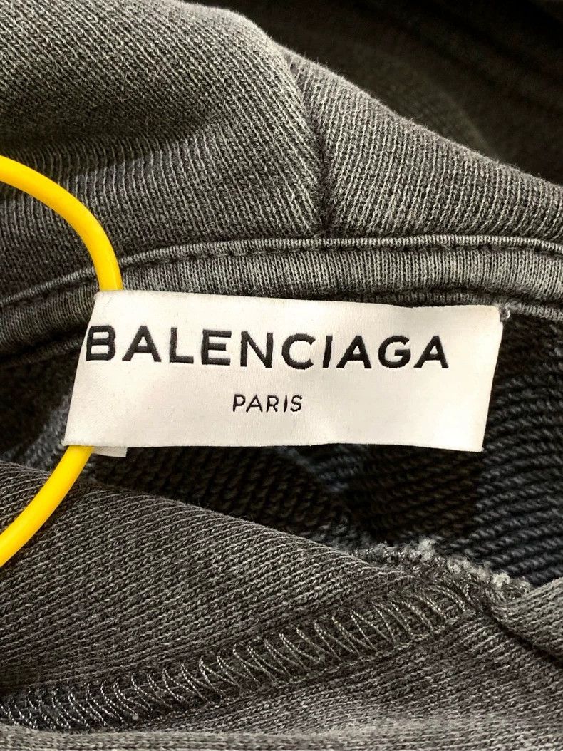 Balenciaga Balenciaga Old Hooded Sweatshirt with Figure Print hoodie 2 Size US XS / EU 42 / 0 - 8 Thumbnail