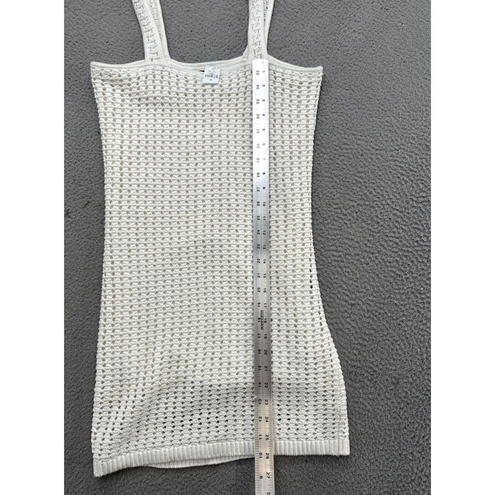 Gap Gap Women's White Loose Knit Sleeveless Lined Dress XS New Size XS / US 0-2 / IT 36-38 - 6 Thumbnail