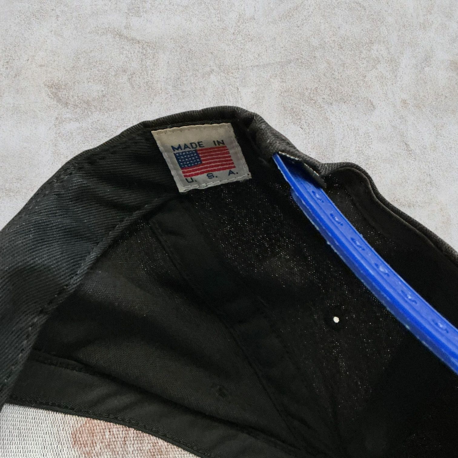 Only NY Logo 5-Panel Snapback Hat Black Blue Made In Usa, Men's — image 3 of 5