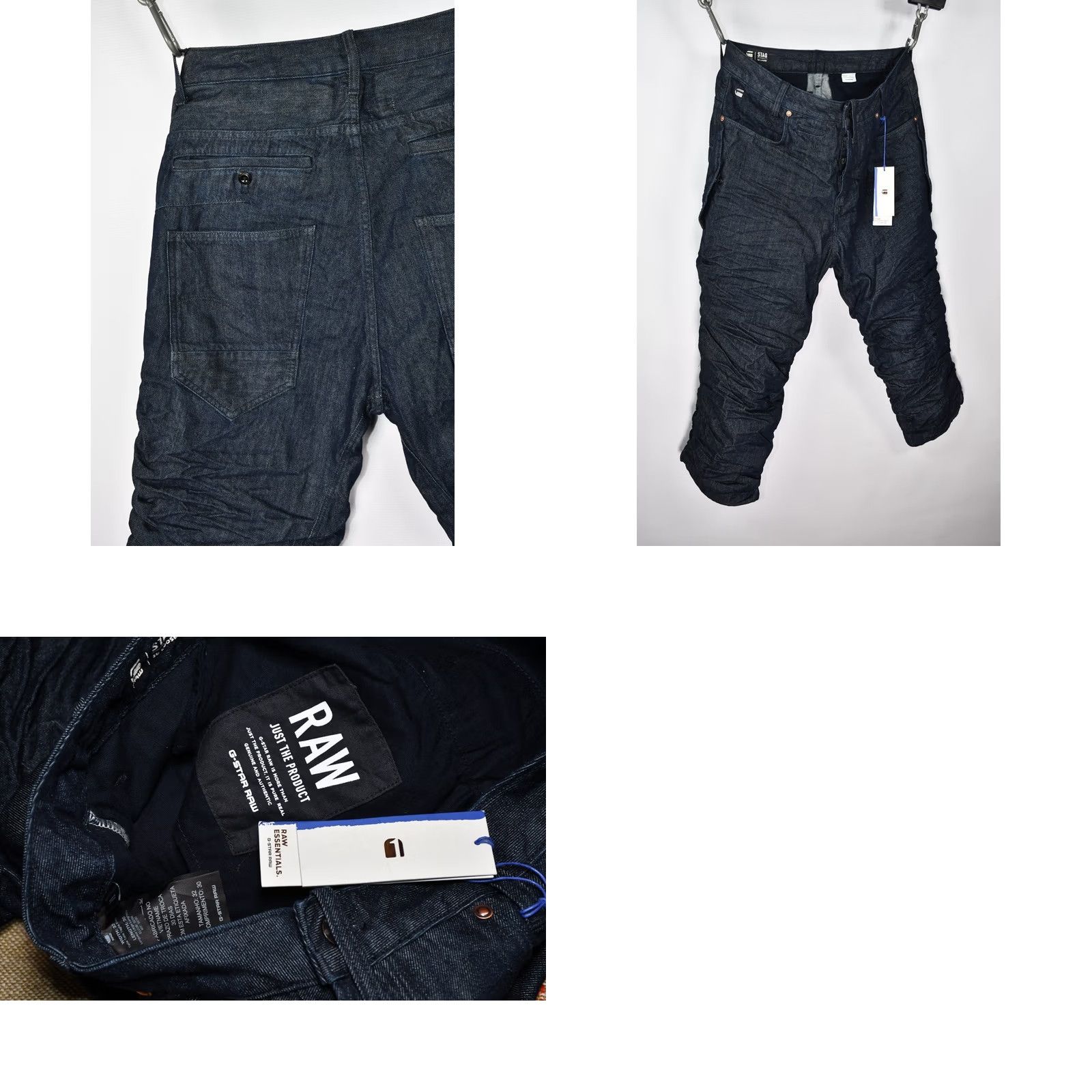 G-Star G-Star Raw Re Staq Parachute 3D Loose Cropped Jeans Men W32 L30 Size US 33 - 9 Thumbnail
