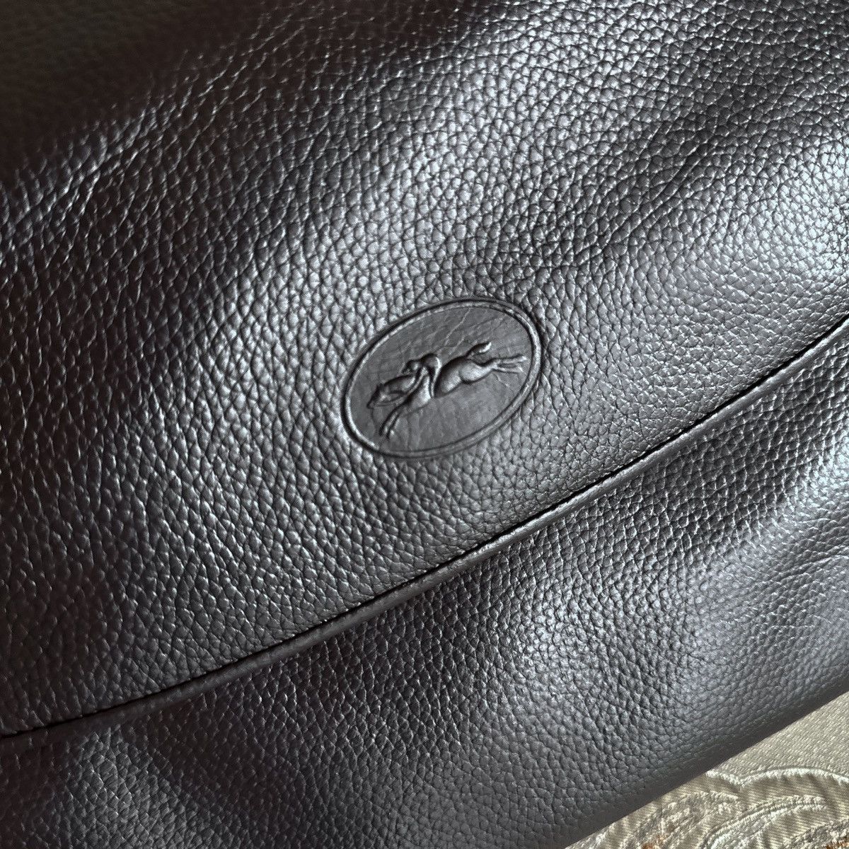 Longchamp Longchamp brown Leather Messenger crossbody Bag 90s vintage Size ONE SIZE - 5 Thumbnail