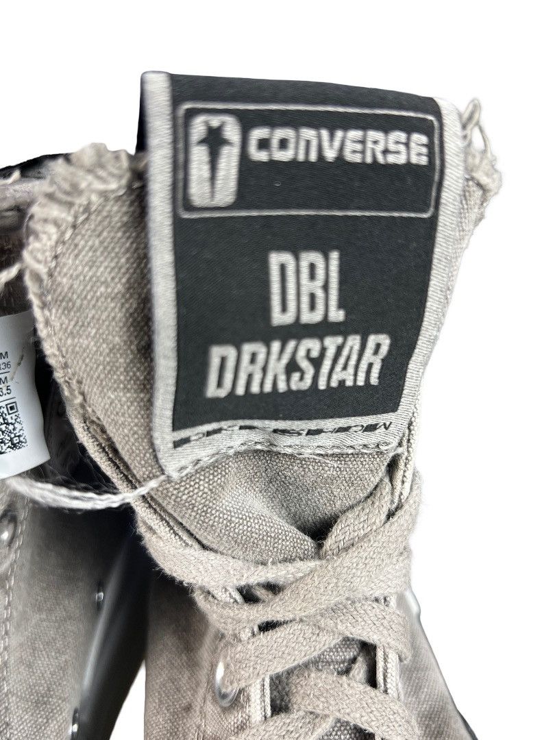 Rick Owens Drkshdw Rick Owens DRKSHDW Dbl DrkStar High-Top Sneakers – Gray Size US 6.5 / IT 36.5 - 11 Thumbnail