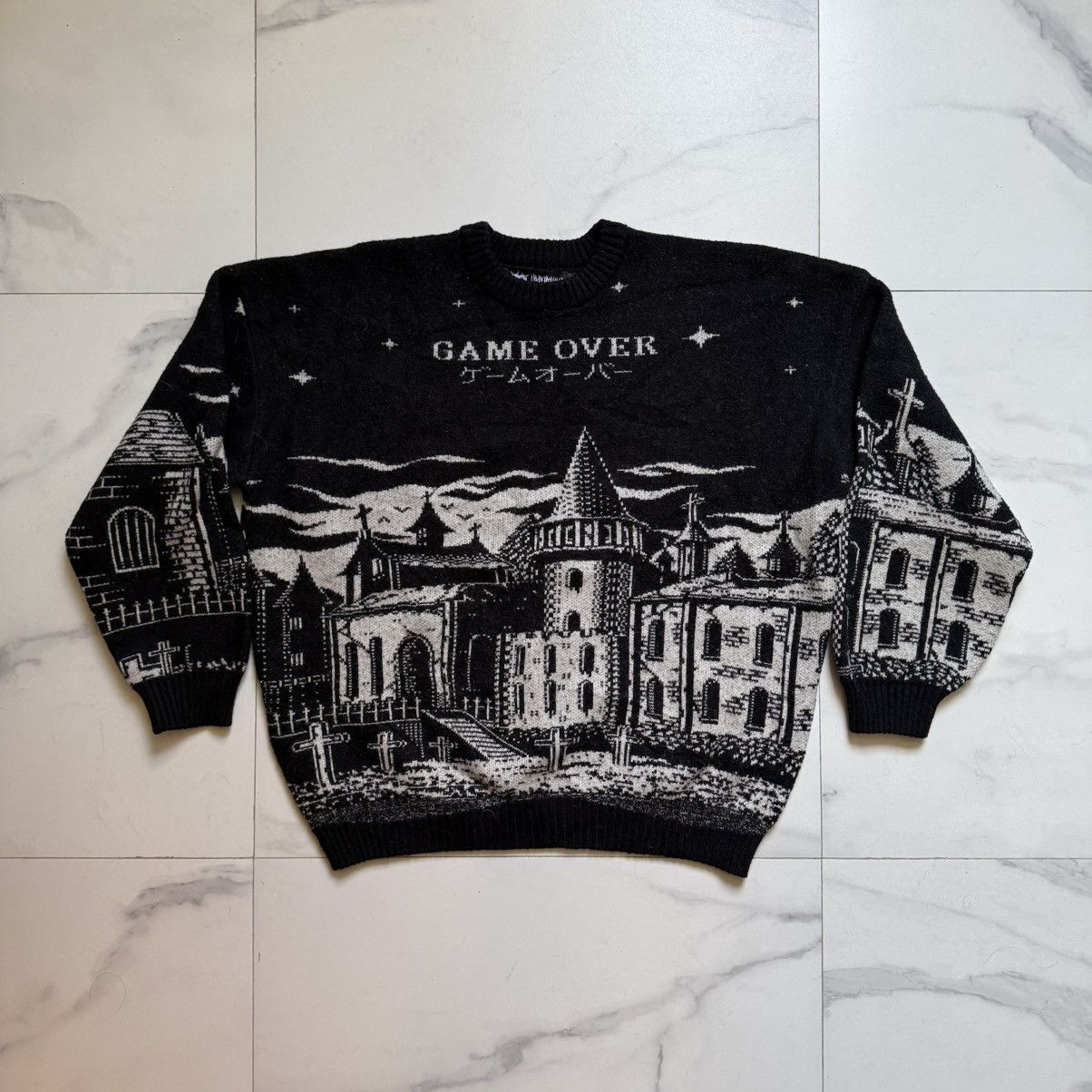 Cool Shirtz Very Ghoul Game Over Knitted Sweater Size US M / EU 48-50 / 2 - 2 Thumbnail