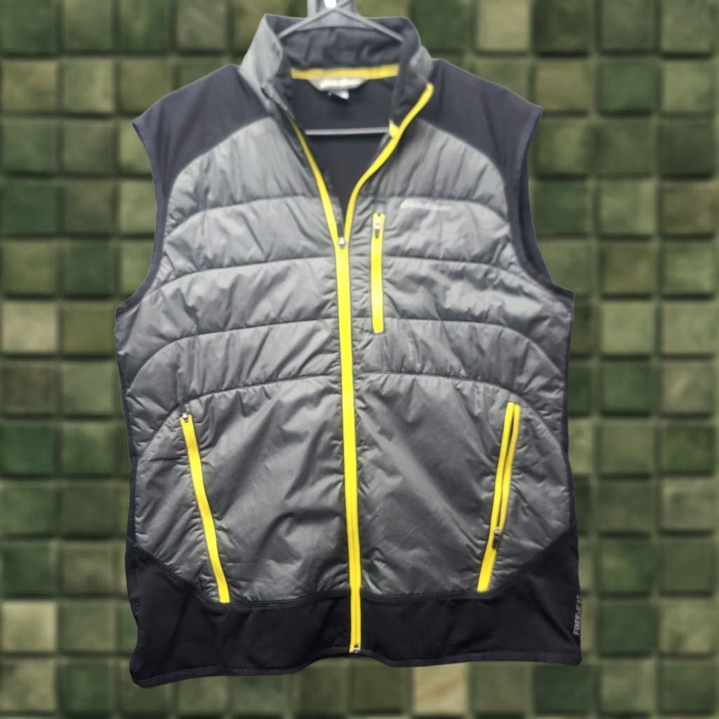 Eddie Bauer Eddie Bauer Vest Mens M Regular Fit Primaloft Zip Stand-Up Collar Puffer Outdoor Quilted Gray Logo Size US M / EU 48-50 / 2 - 1 Thumbnail