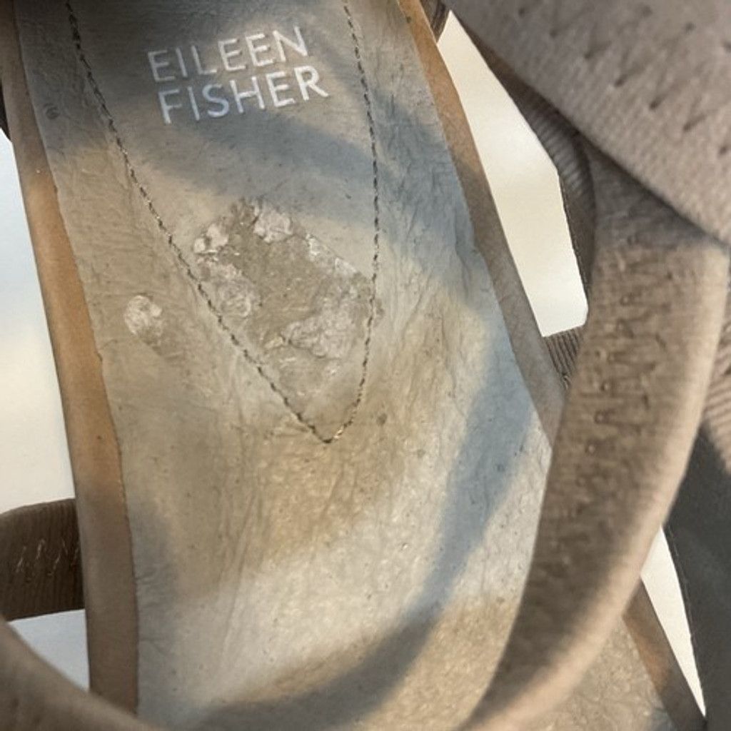 Eileen Fisher NWD Eileen Fisher Tan Zip Platform Sneaker Sandals Women 11 Size US 8 / IT 38 - 2 Thumbnail