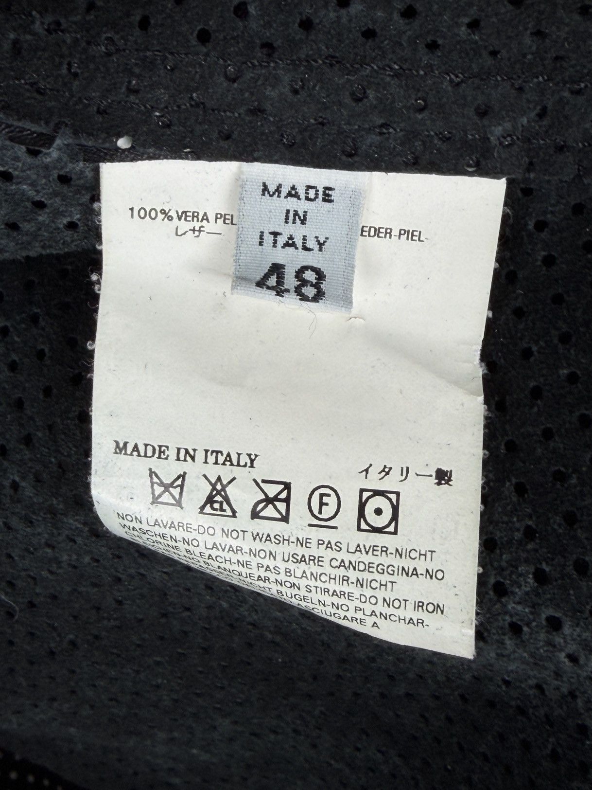 Maison Margiela SS07 Maison Margiela Perforated Leather Bomber Jacket Black Size US M / EU 48-50 / 2 - 10 Thumbnail
