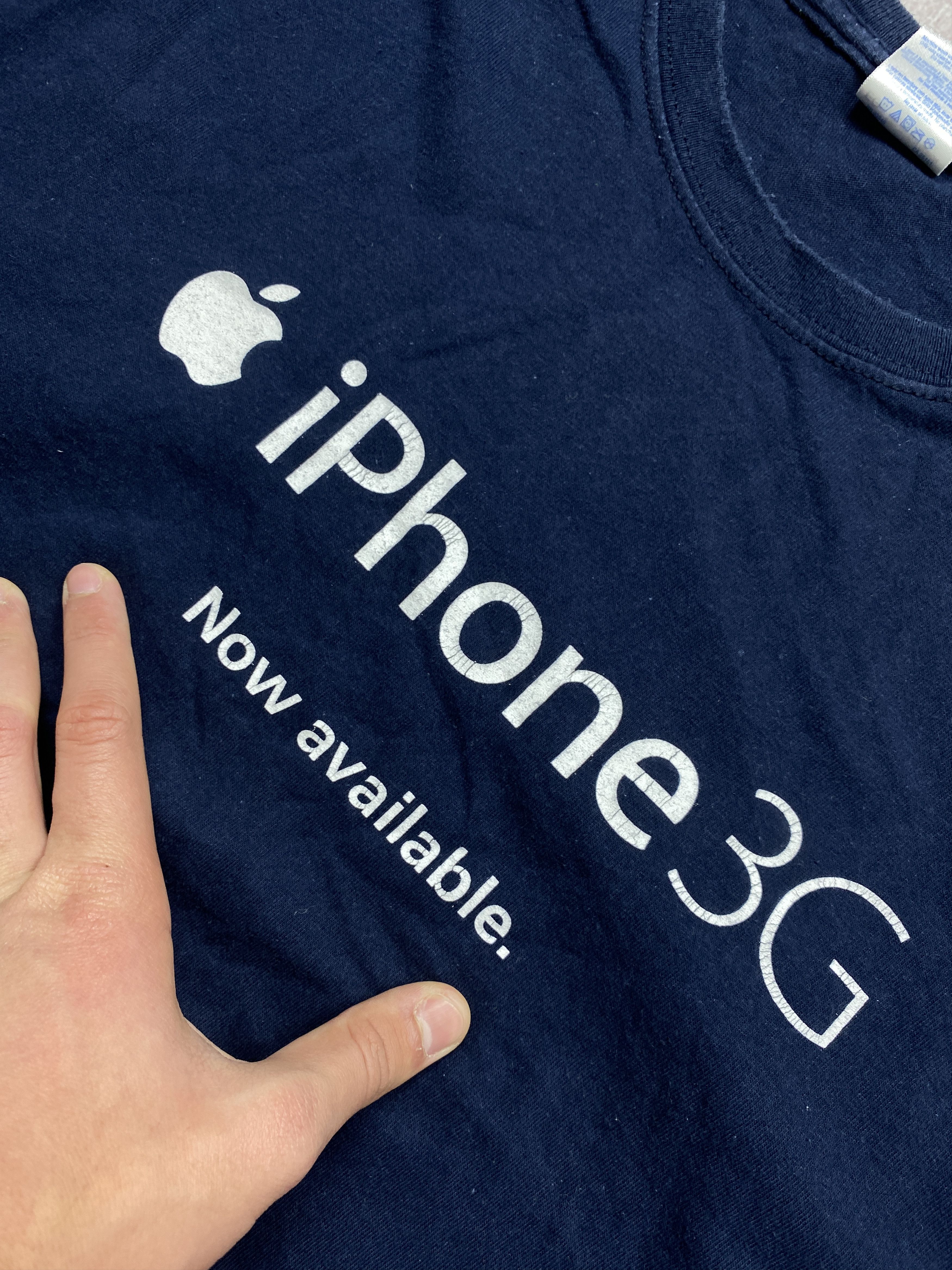 Apple IPhone 3G Vintage t-shirt Tee Size US XL / EU 56 / 4 - 2 Thumbnail