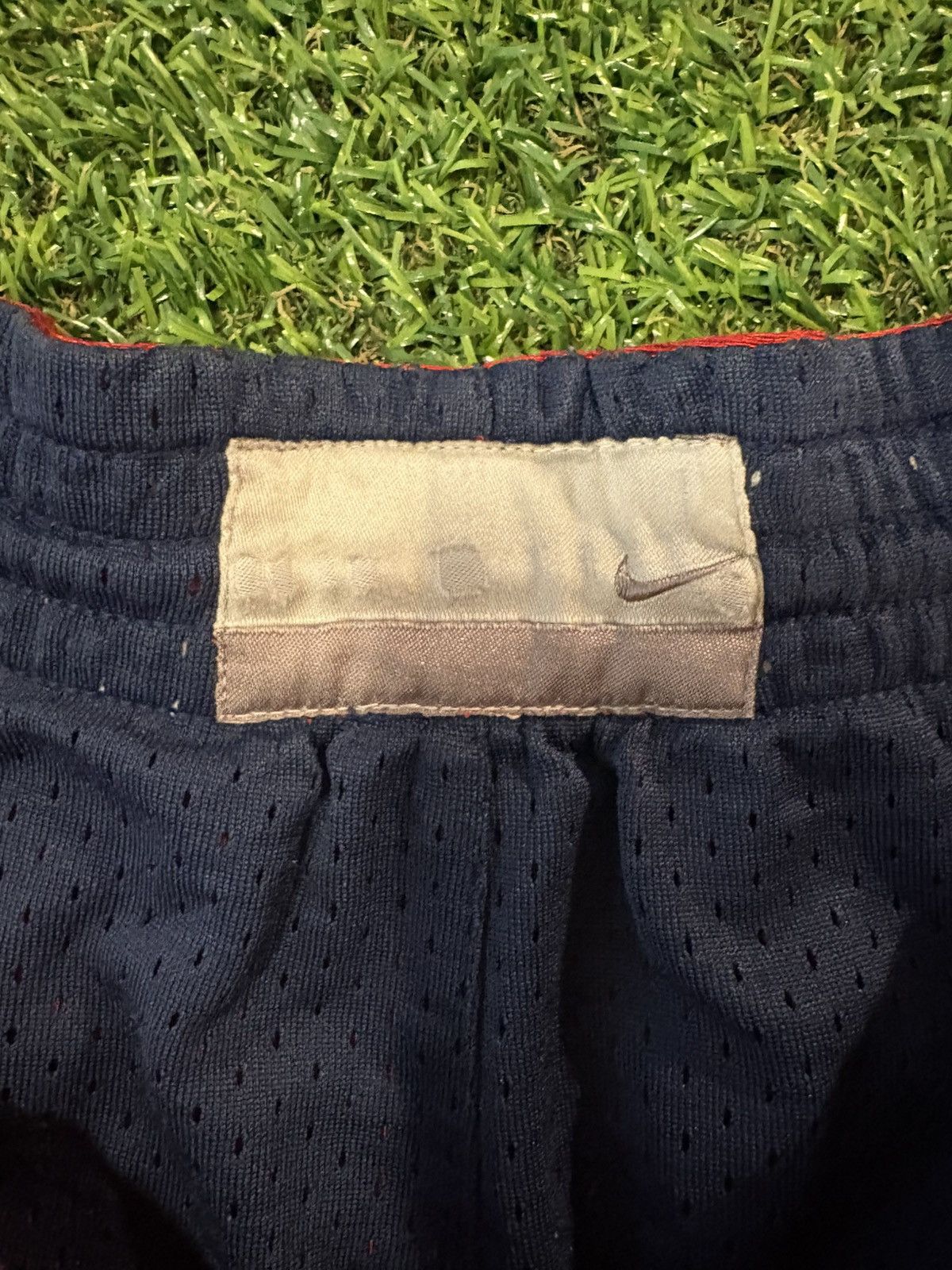 Nike Vintage red and blue reversible Nike shorts Size US 35 - 6 Thumbnail