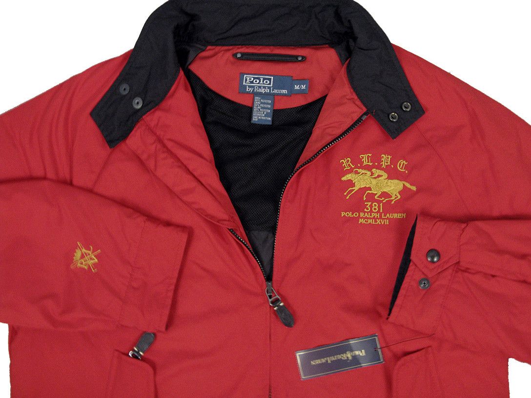Polo Ralph Lauren NEW Vintage Polo Ralph Lauren Match Player Jacket! Med Red Size US M / EU 48-50 / 2 - 3 Thumbnail