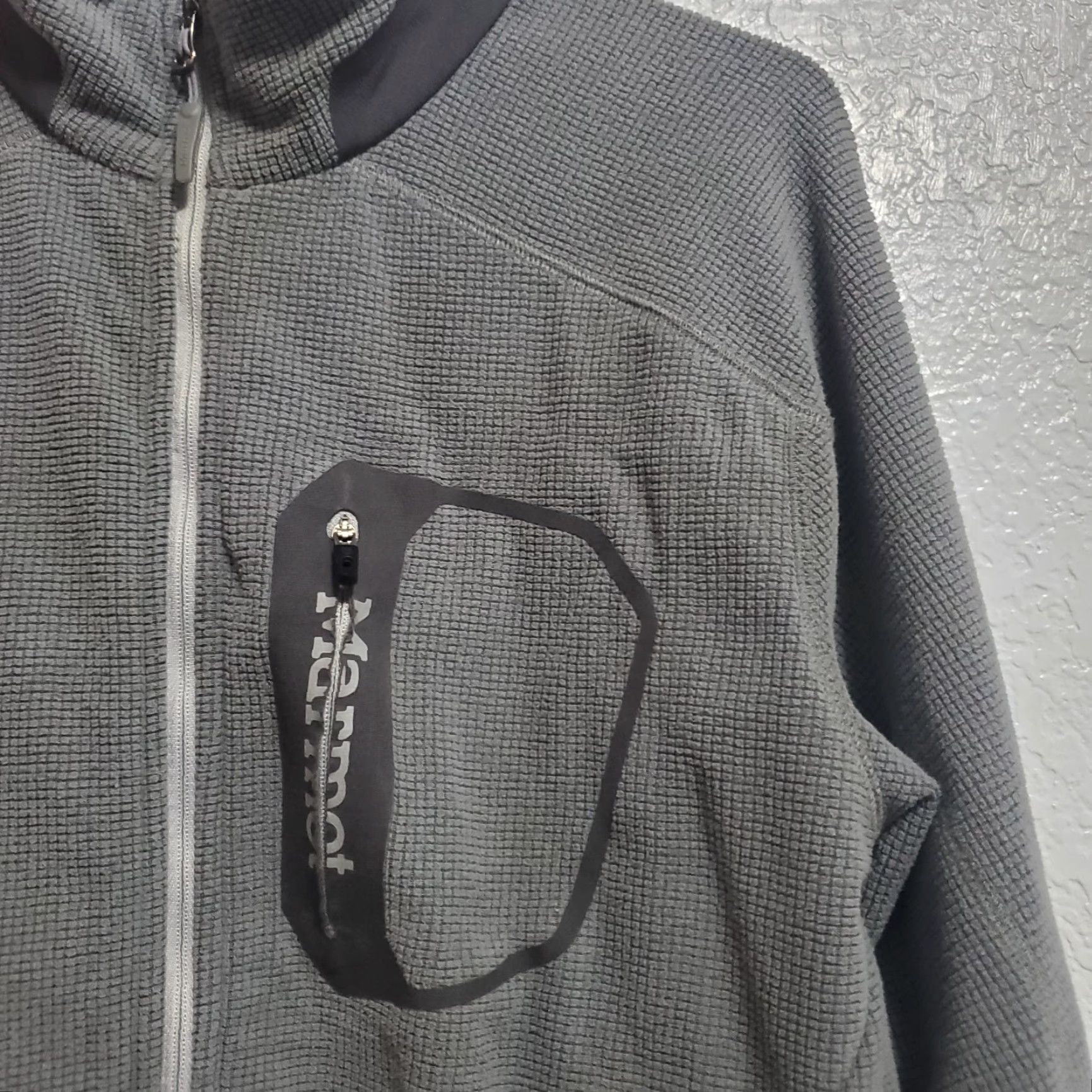 Marmot Marmot Jacket Men S Gray Lightweight Full Zip Mock Neck Sweatshirt Outdoor FLAW Size US S / EU 44-46 / 1 - 6 Thumbnail