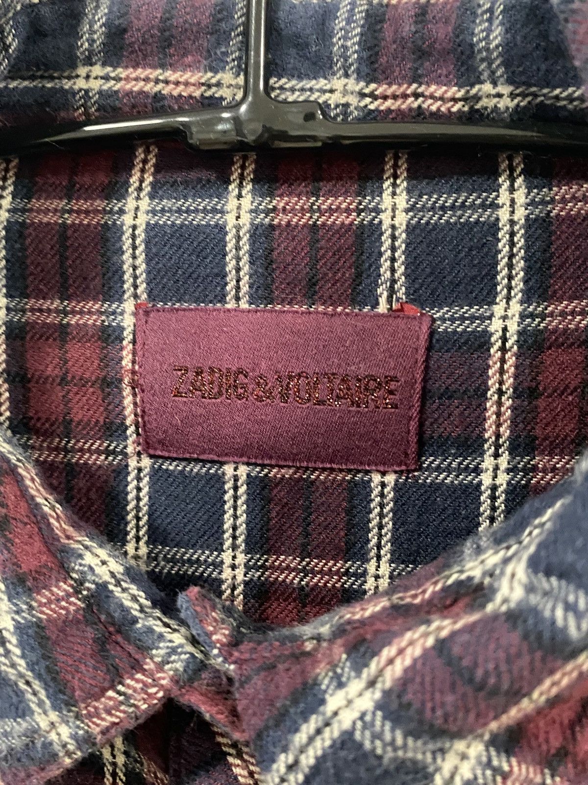 Zadig & Voltaire Zadig & Voltaire Checkered Flannel Button Shirt Angel Size S Size S / US 4 / IT 40 - 3 Thumbnail