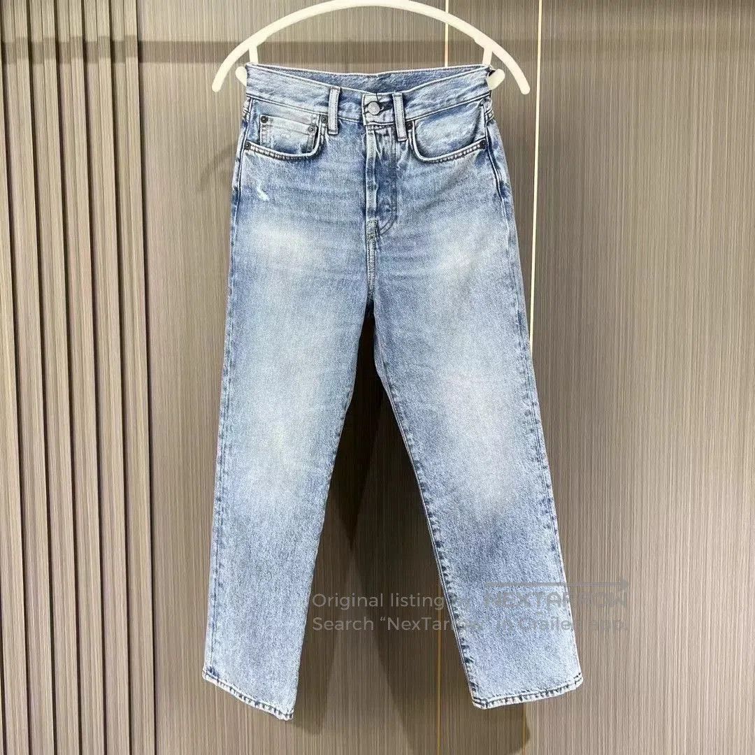 Acne Studios Acne Studios Washed Leather Patch Jeans. Size 25" / US 0 / IT 36 - 1 Thumbnail
