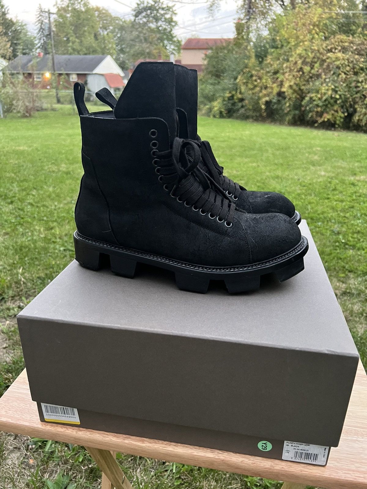 Rick Owens FW13 Plinth Hiker low megatooth | Grailed