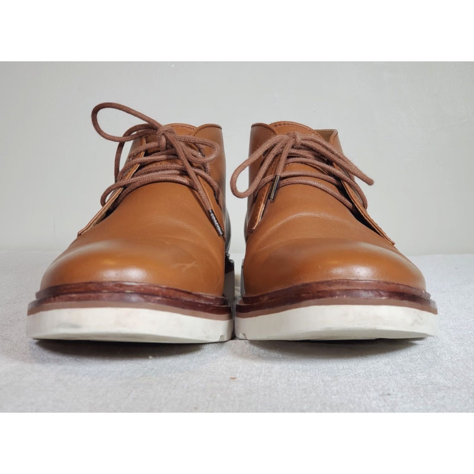 Coach COACH Bedford Chukka Boots G1416 Brown Leather Ankle Boot Mens 9.5 D Leather Sole Size US 10 / EU 43 - 6 Thumbnail