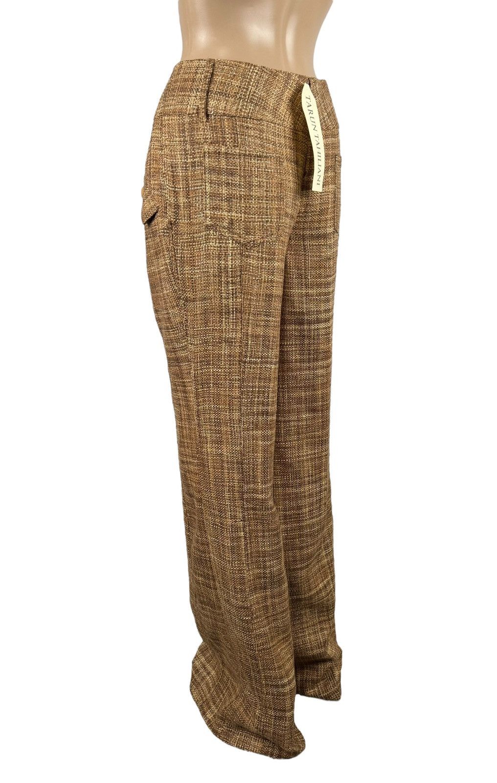 Other Tarun Tahiliani Cotton Pants Bootcut Knit size M Size 28" / US 6 / IT 42 - 5 Thumbnail