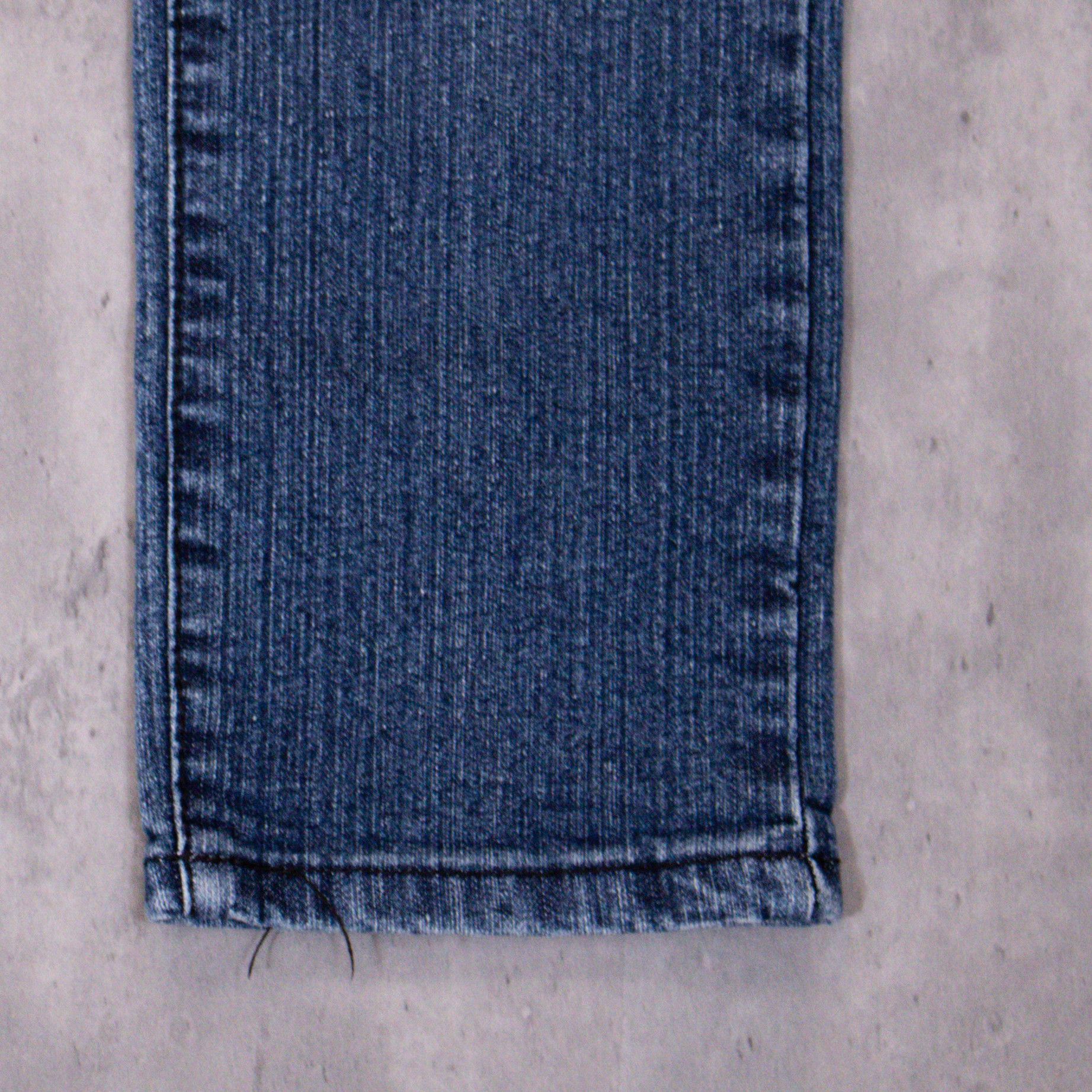 Vintage × Von Dutch Y2K 2000's Von Dutch Midwash Indigo Skinny Denim Jeans Pants Size US 30 / EU 46 - 5 Thumbnail