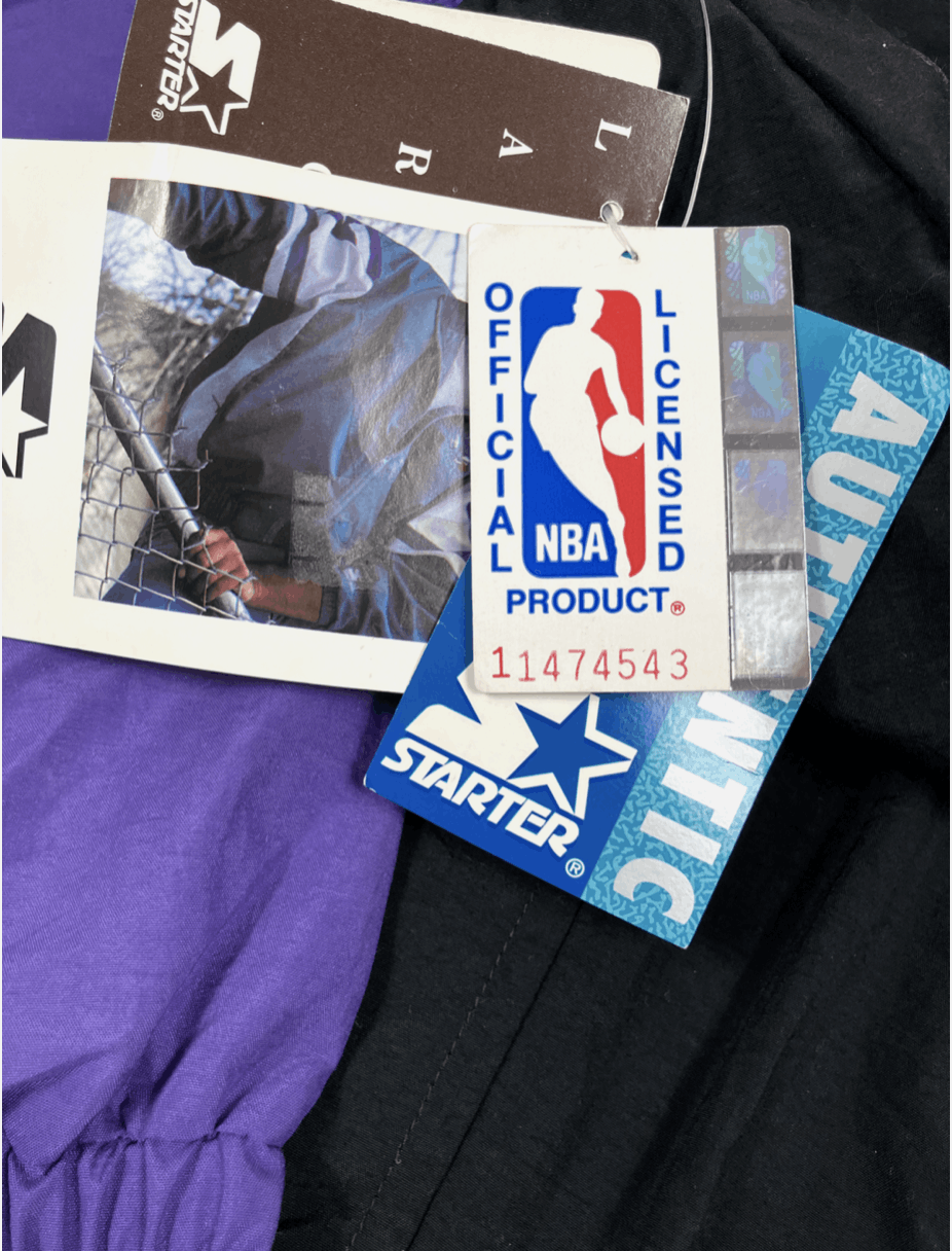 Starter NWT VTG 80-90s Los Angeles Lakers X Starter EXTREMELY RARE Size US L / EU 52-54 / 3 - 9 Thumbnail
