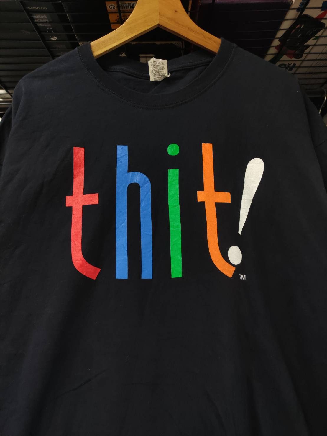 Vintage Vtg Thit! Community Pop Culture Logo T-Shirt Size US XXL / EU 58 / 5 - 1 Thumbnail