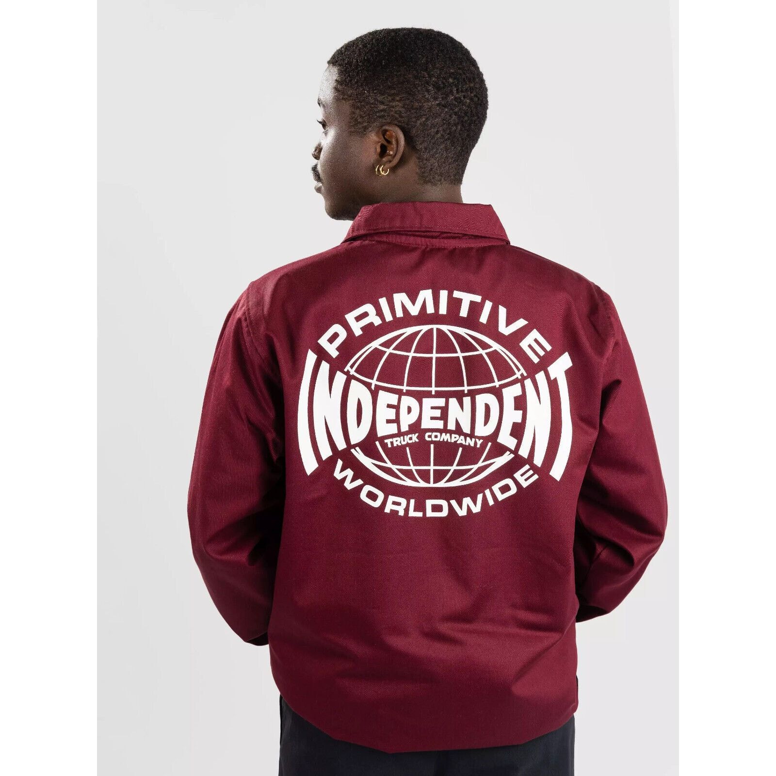 Primitive Primitive X Independent Skateboard Truck Global Coach Jacket Size US L / EU 52-54 / 3 - 3 Thumbnail