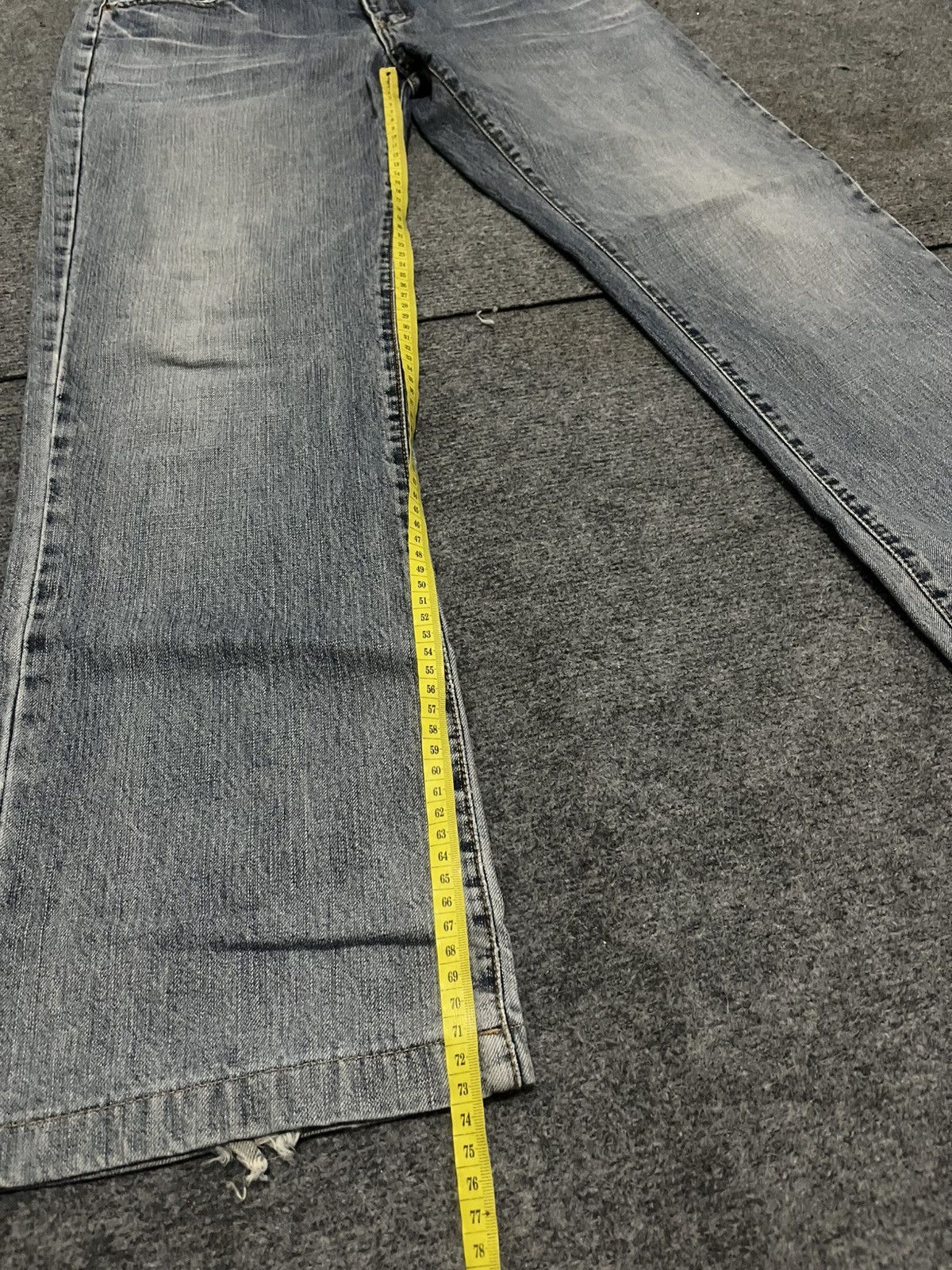 Blue Blue Japan Vintage Blue Way Japan Oniarai Nippon Embroidered Jeans Size US 31 - 18 Thumbnail