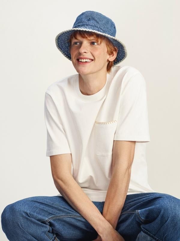 JW Anderson 🔥Uniqlo x J.W.Anderson SS21 crafted denim bucket hat Size ONE SIZE - 4 Thumbnail