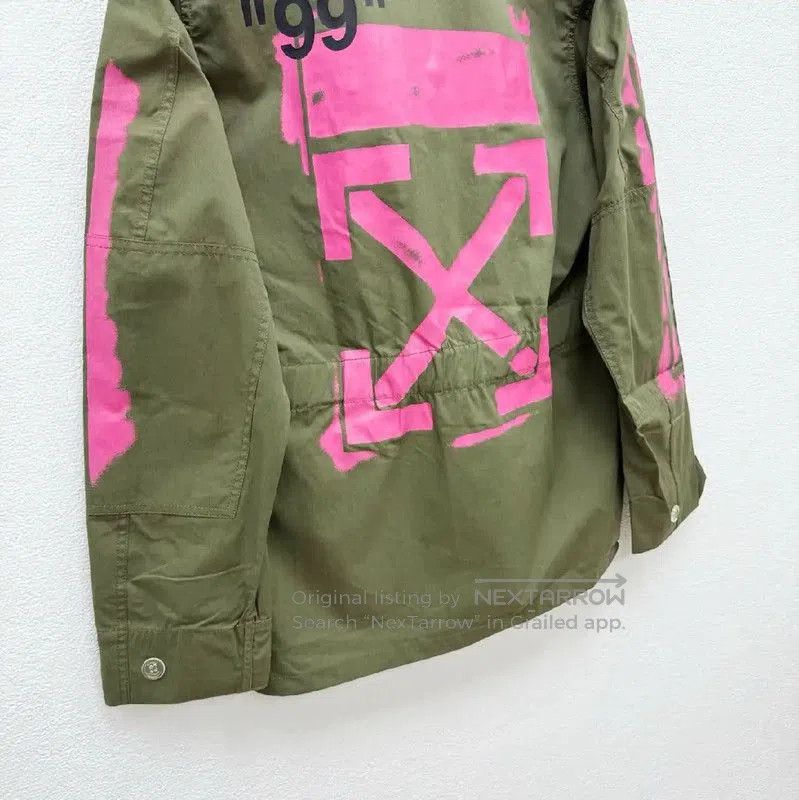 Off-White Off-White Military Green Long Sleeve Jacket . Size US XS / EU 42 / 0 - 2 Thumbnail