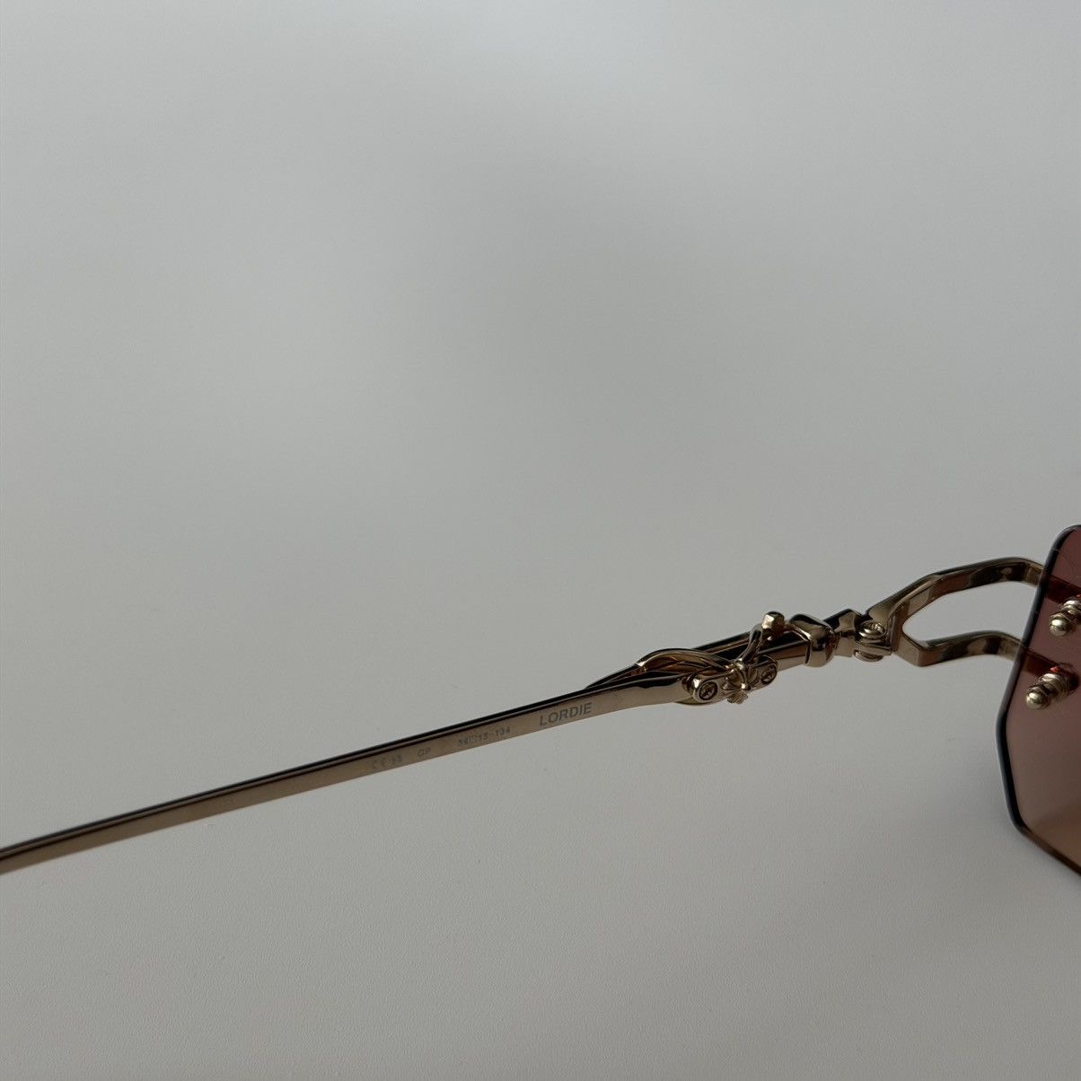 Chrome Hearts CHROME HEARTS LORDIE GOLD PLATED SUNGLASSES Size ONE SIZE - 4 Thumbnail