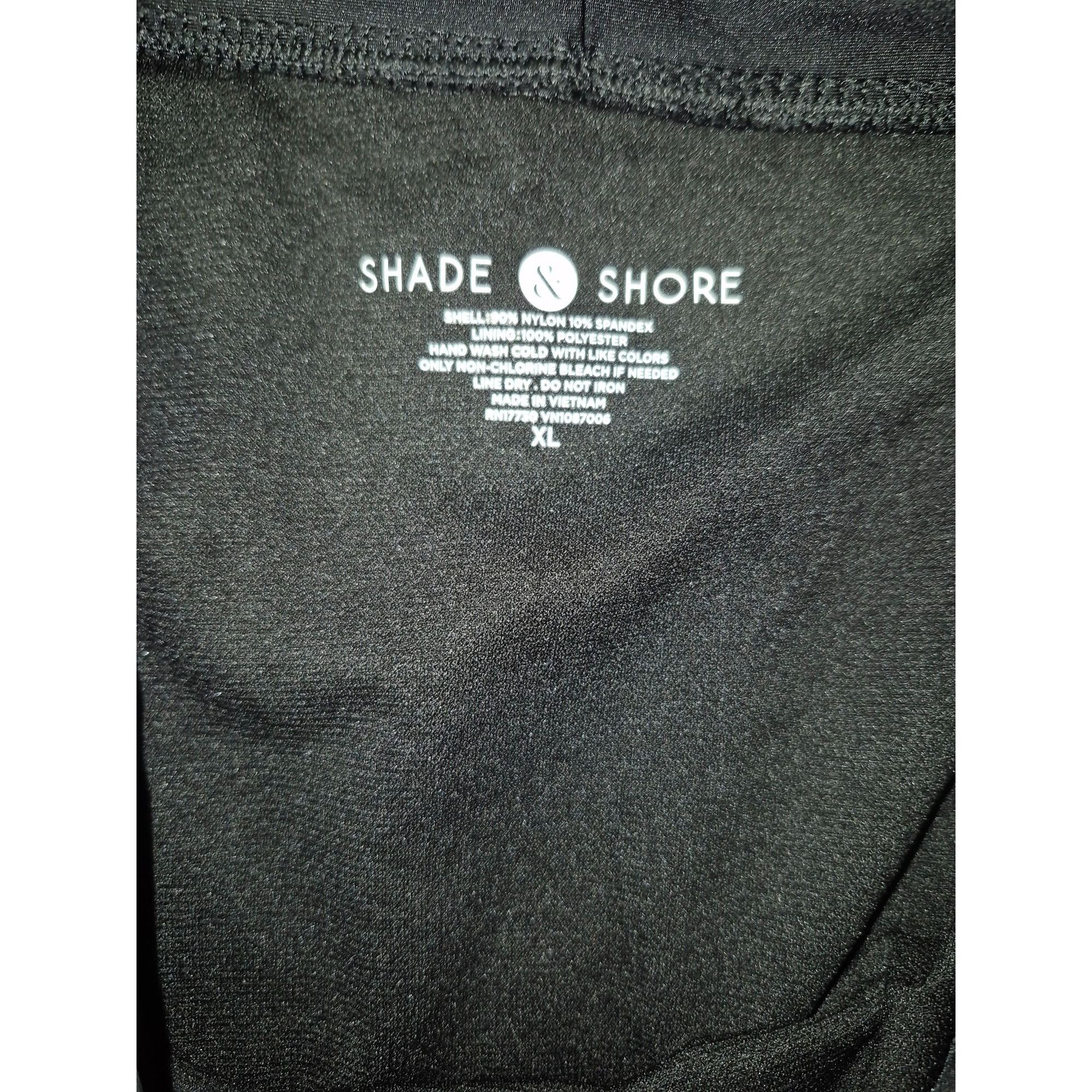 Other Shade & Shore Black Low Coverage Cheeky Bikini Bottoms Nylon Size ONE SIZE - 4 Thumbnail