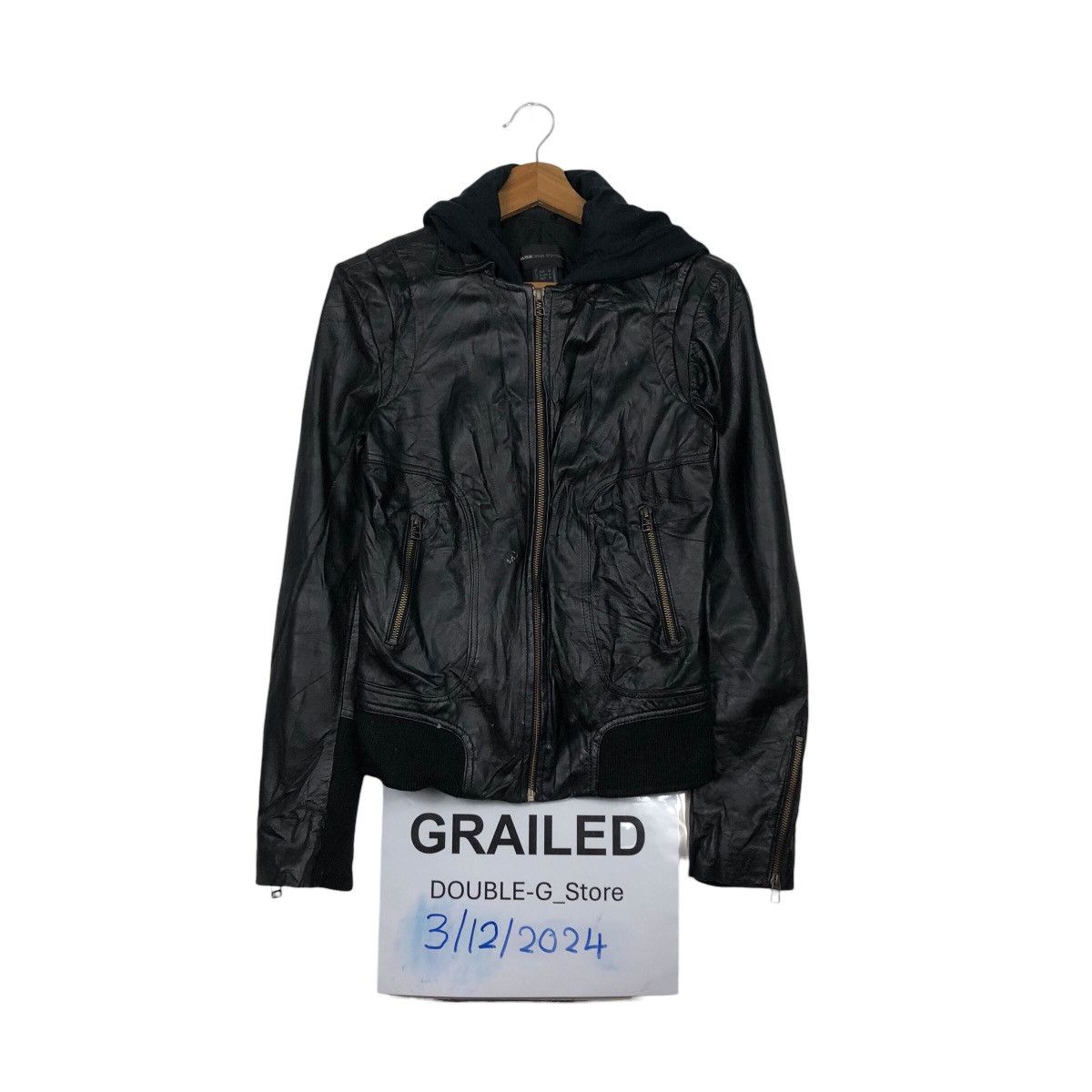 Japanese Brand 📌Cropped Biker Soft Leather Jacket Mango Streetwear Size US M / EU 48-50 / 2 - 1 Thumbnail