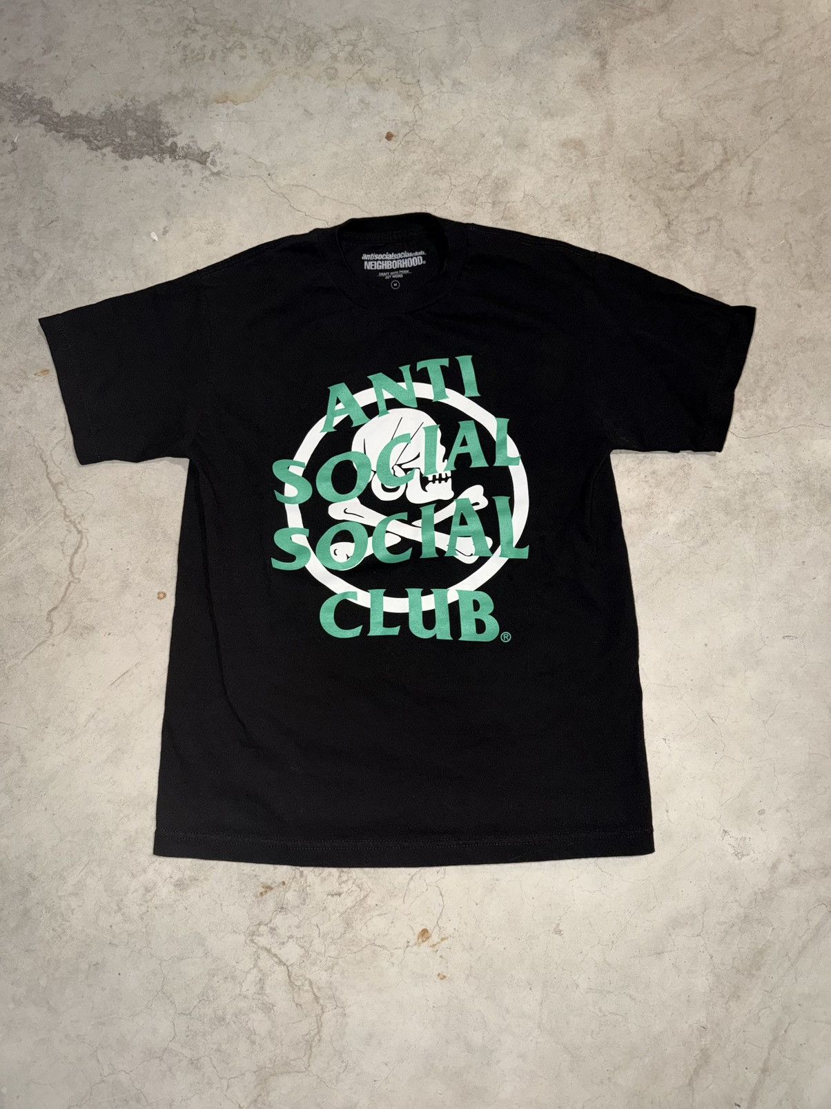 Anti Social Social Club × Neighborhood ANTI SOCIAL SOCIAL CLUB x NEIGHBORHOOD Cambered Tee Black Size US M / EU 48-50 / 2 - 1 Thumbnail