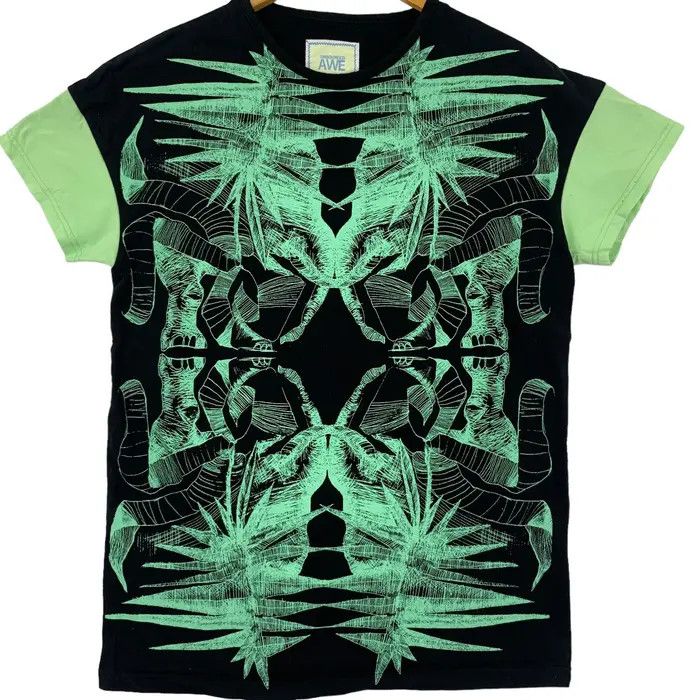 Vintage UNBOUNDED AWE Ku Wonjung Avant Garde Tee Shirt Top Bird Size US M / EU 48-50 / 2 - 3 Thumbnail
