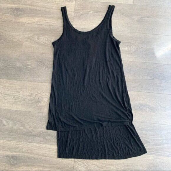Other LNA Women's Tank Dress High Low Sleeveless Gauze Black XS Size XS / US 0-2 / IT 36-38 - 7 Thumbnail