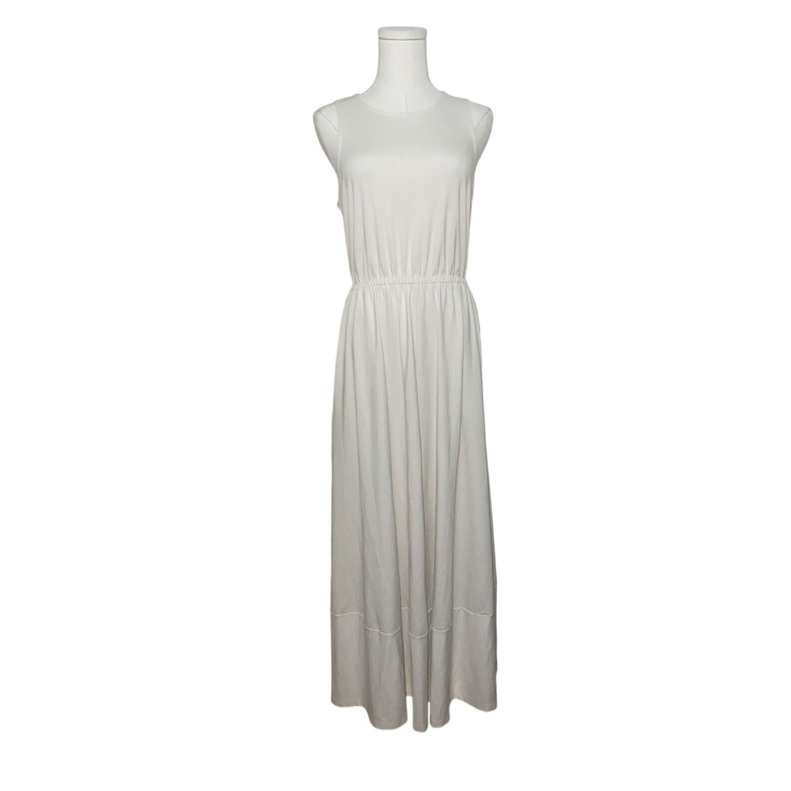 Banana Republic Banana Republic Ivory Maxi Dress Size Small Pockets |  Grailed