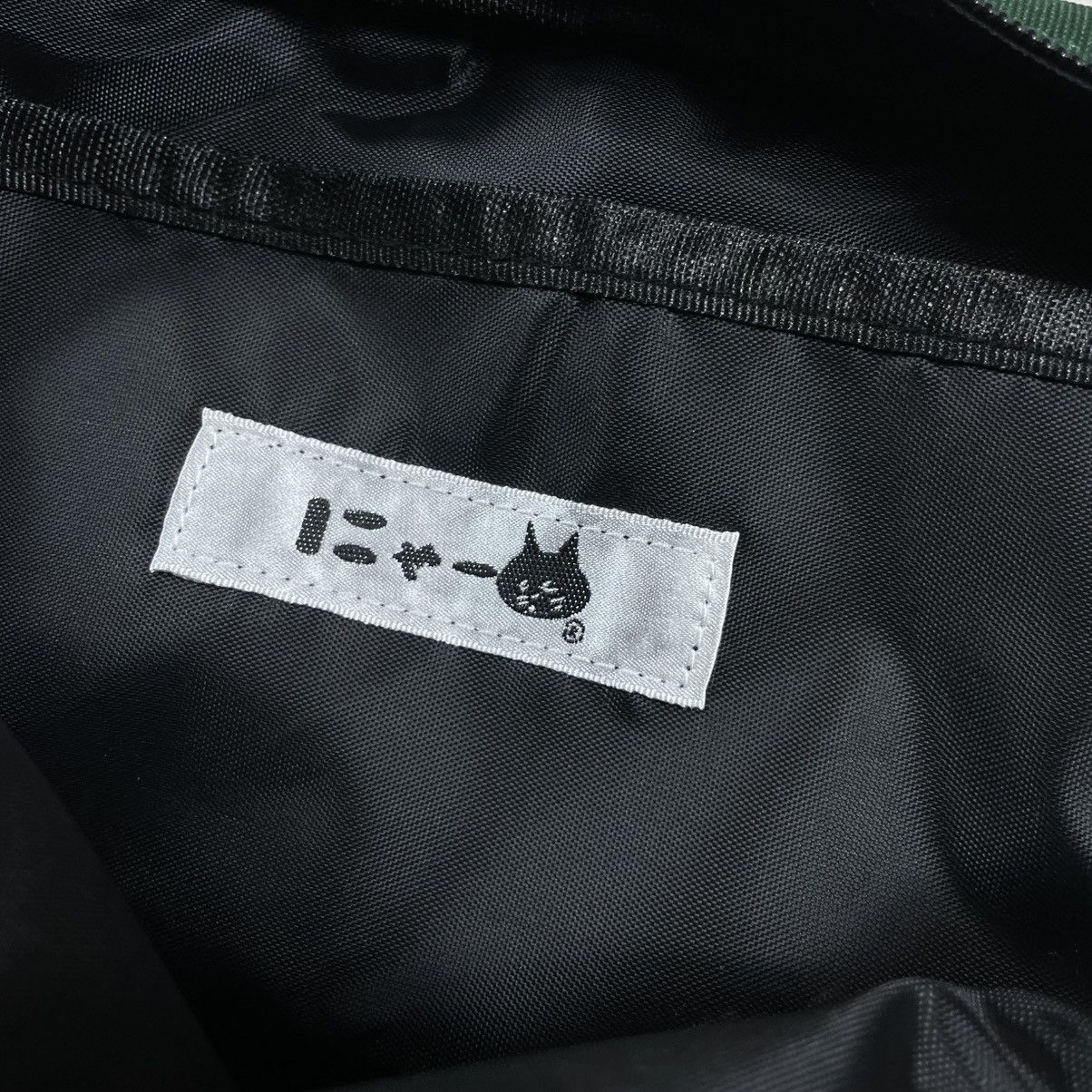 Ne-Net Ne-Net Nya Cat Green Canvas Crossbody Bag Size ONE SIZE - 8 Thumbnail