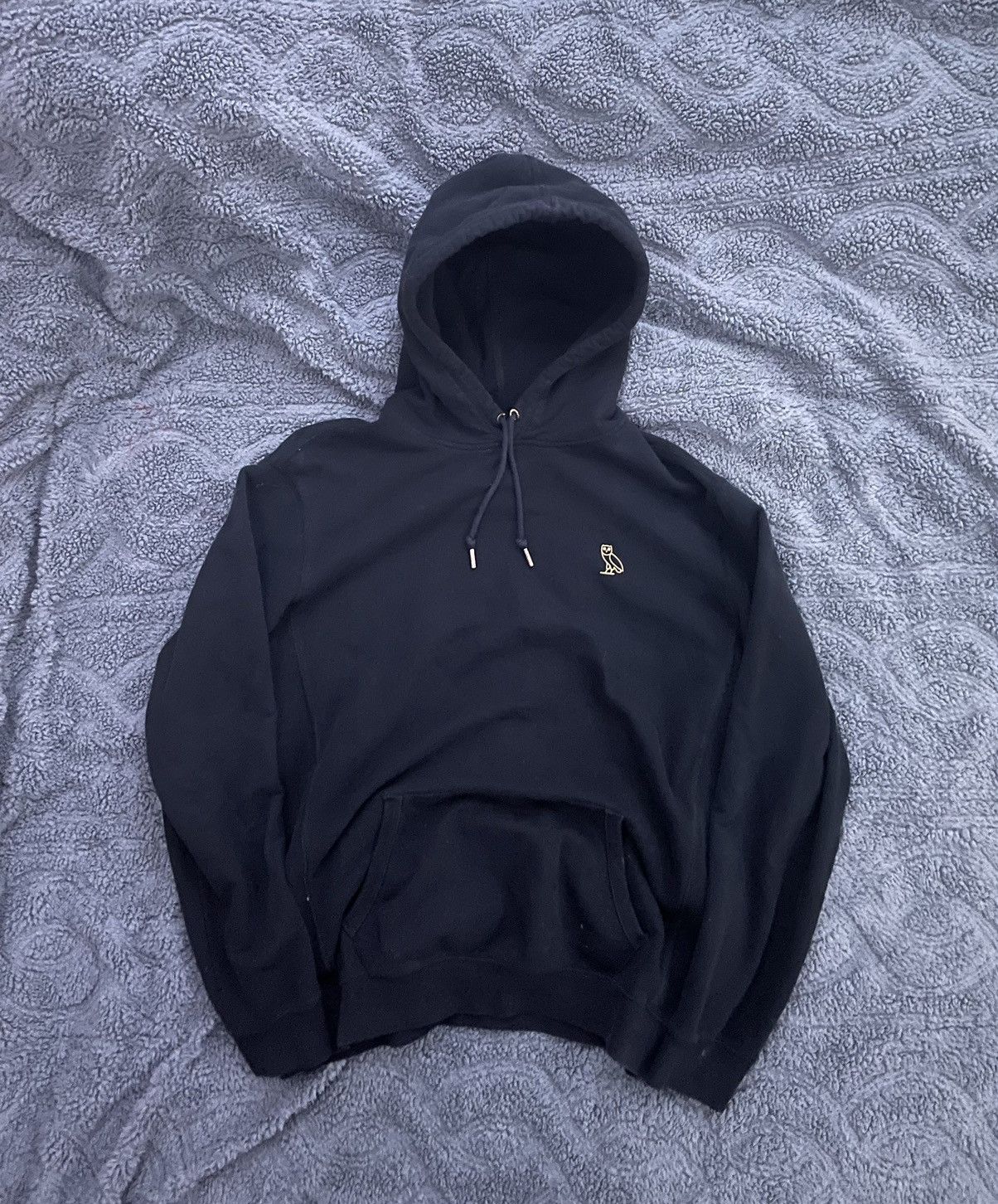 image of Drake Ovo Black Hoodie, Men's (Size XL)