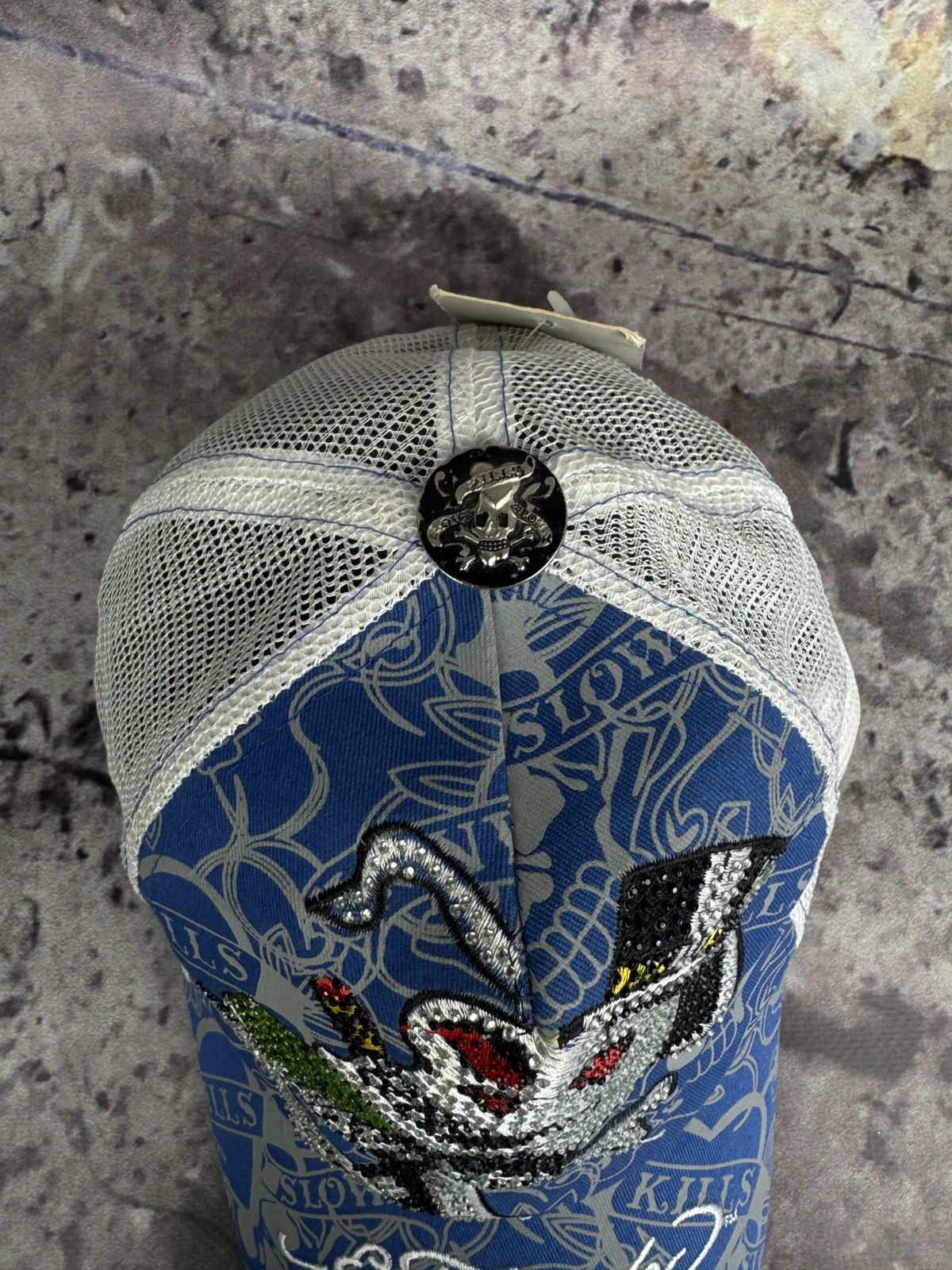 Ed Hardy Ed Hardy “Sugar Skull” Men’s Cap Size ONE SIZE - 3 Thumbnail