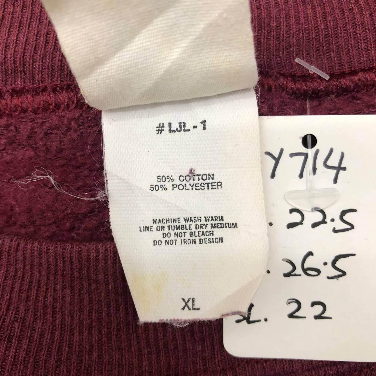 Logo 7 × Vintage Y714. VTG HARVARD INDIANAPOLIS LOGO7 SWEATSHIRTS Size US XL / EU 56 / 4 - 6 Thumbnail