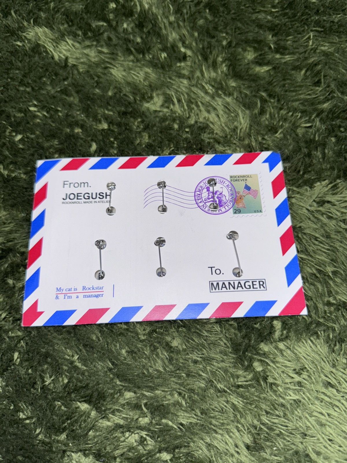 Other joegush (korean brand) MY CAT IS ROCKSTAR pin button #2 Size ONE SIZE - 4 Thumbnail