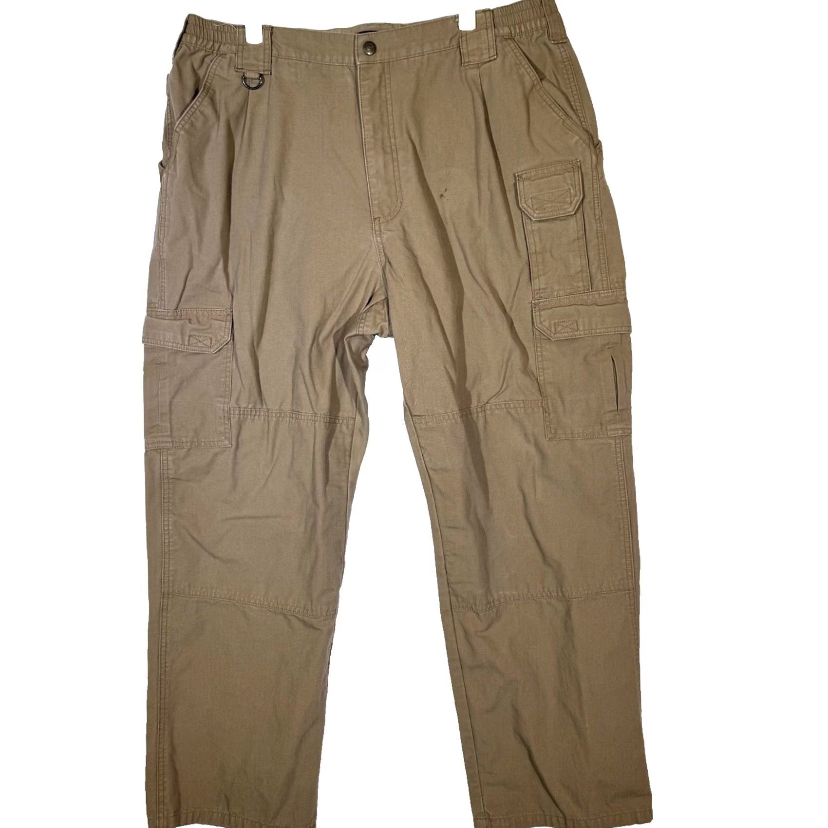 Vintage 5.11 Tactical Pants Mens 40 X 30 Brown 100% Cotton Cargo Pockets M874 Size US 40 / EU 56 - 2 Thumbnail
