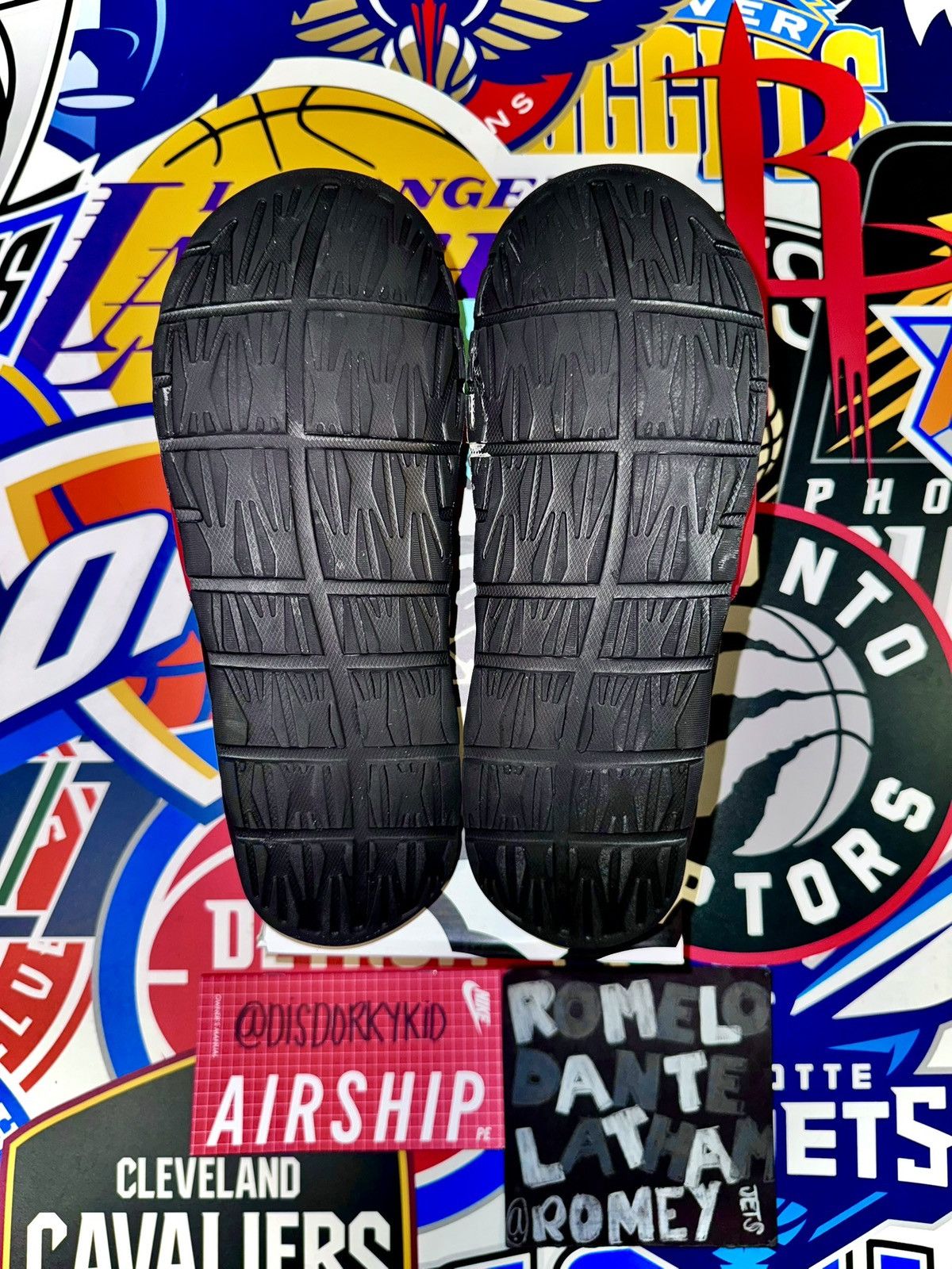 Nike Red/Black/Game Royal Nike EYBL Benassi Slides (749833-006) Size US 11 / EU 44 - 6 Thumbnail