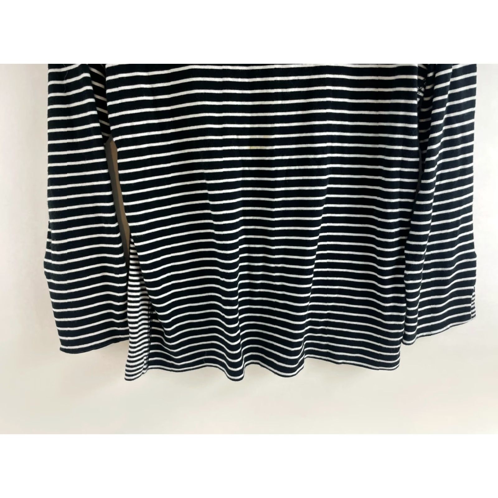 Chaps Chaps Shirt Women's XL Navy Blue White Striped Boat Neck Long Sleeve T-Shirt Shirt Casual Womens Size XL / US 12-14 / IT 48-50 - 4 Thumbnail