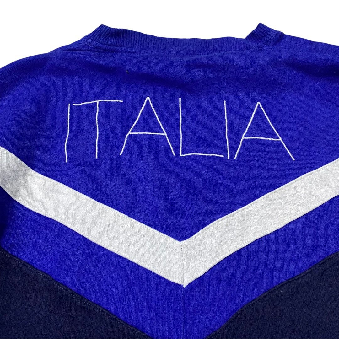 Fila Fila italia center logo color block crewneck Size US L / EU 52-54 / 3 - 4 Thumbnail