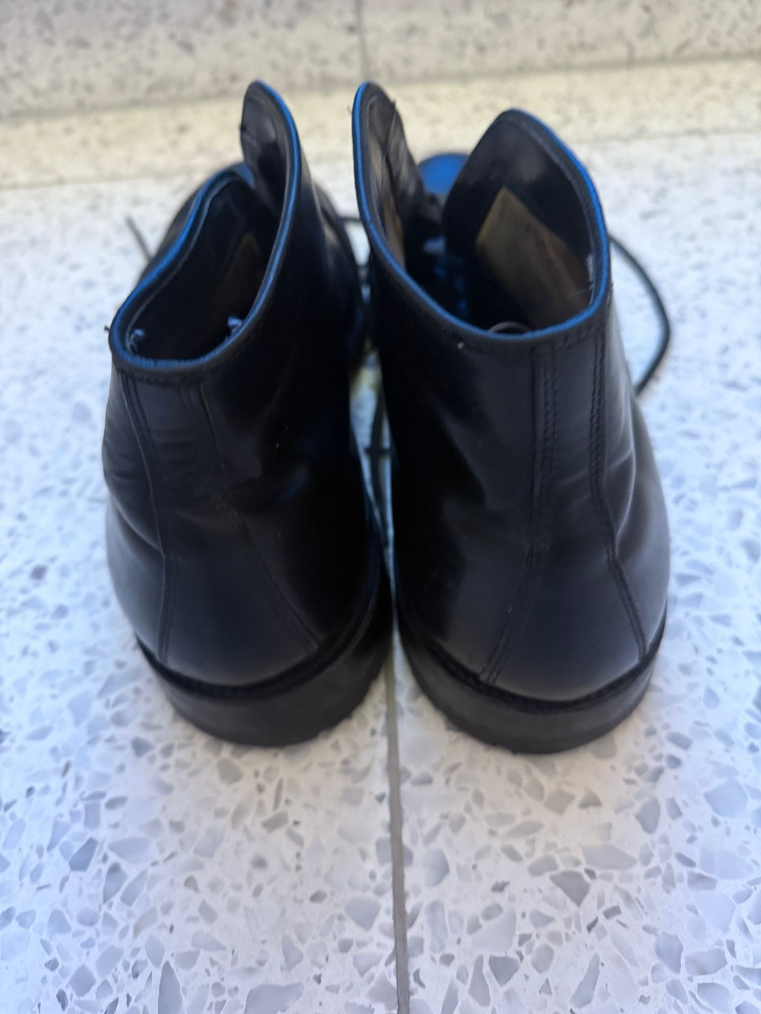 Alden Alden Shell Cordovan Black Commando Boots 10.5D Size US 10.5 / EU 43-44 - 3 Thumbnail