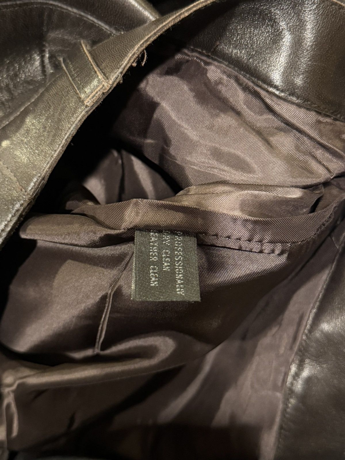 Prada Prada Vintage Dark Brown Leather Moto Pants Size US 32 / EU 48 - 15 Thumbnail