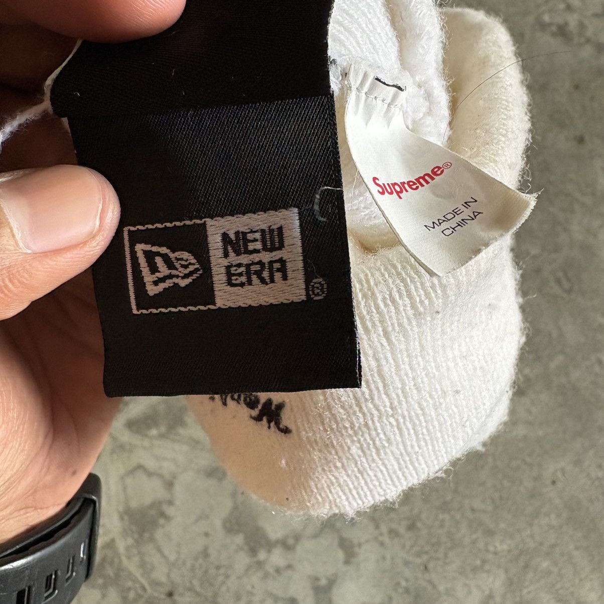 New Era × Supreme Supreme Box Logo New Era Beanie Size ONE SIZE - 5 Thumbnail