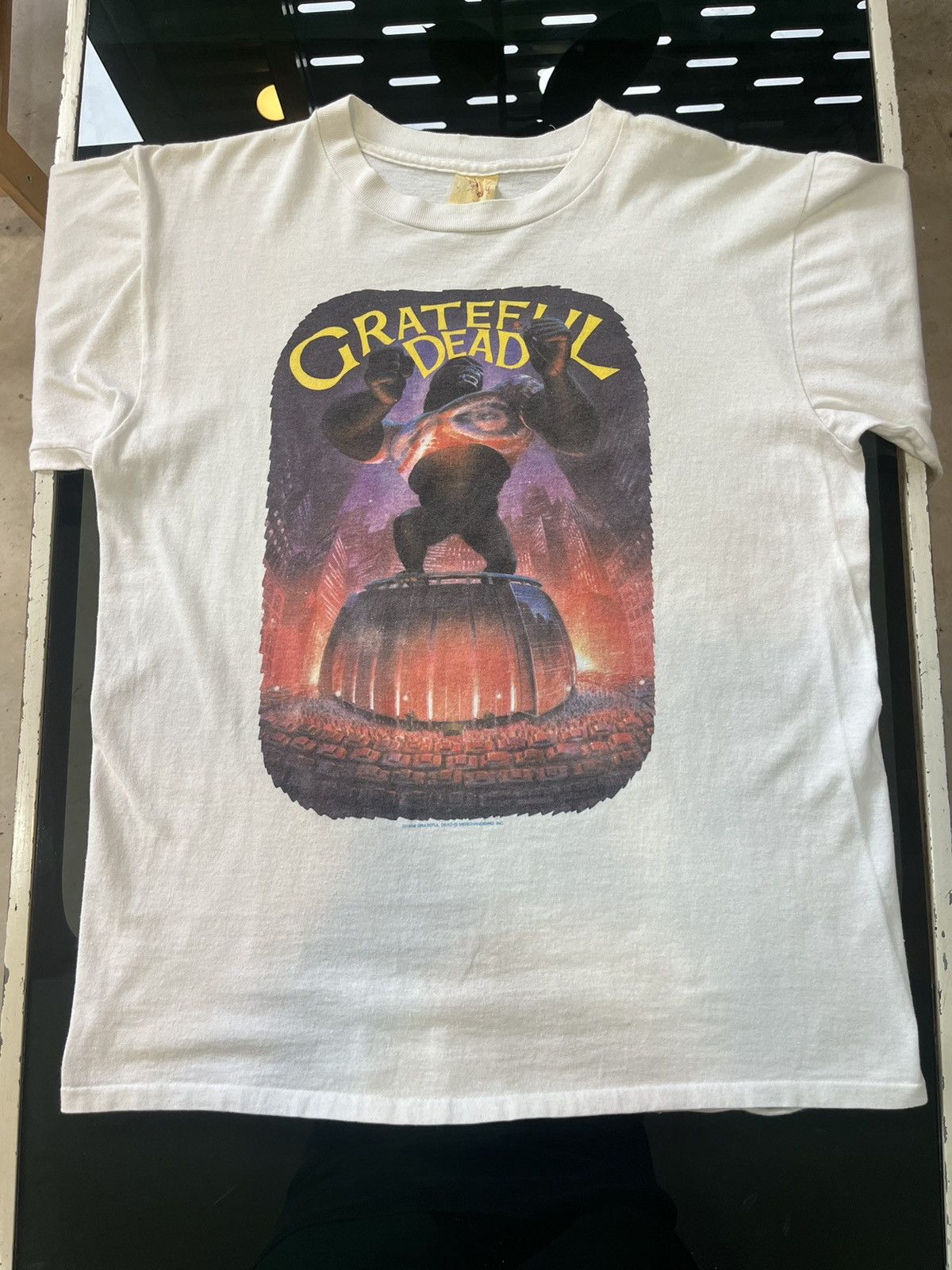 Grateful Dead Vintage GRATEFUL DEAD 1988’s Madison Square garden Tour Tee Size US L / EU 52-54 / 3 - 4 Thumbnail