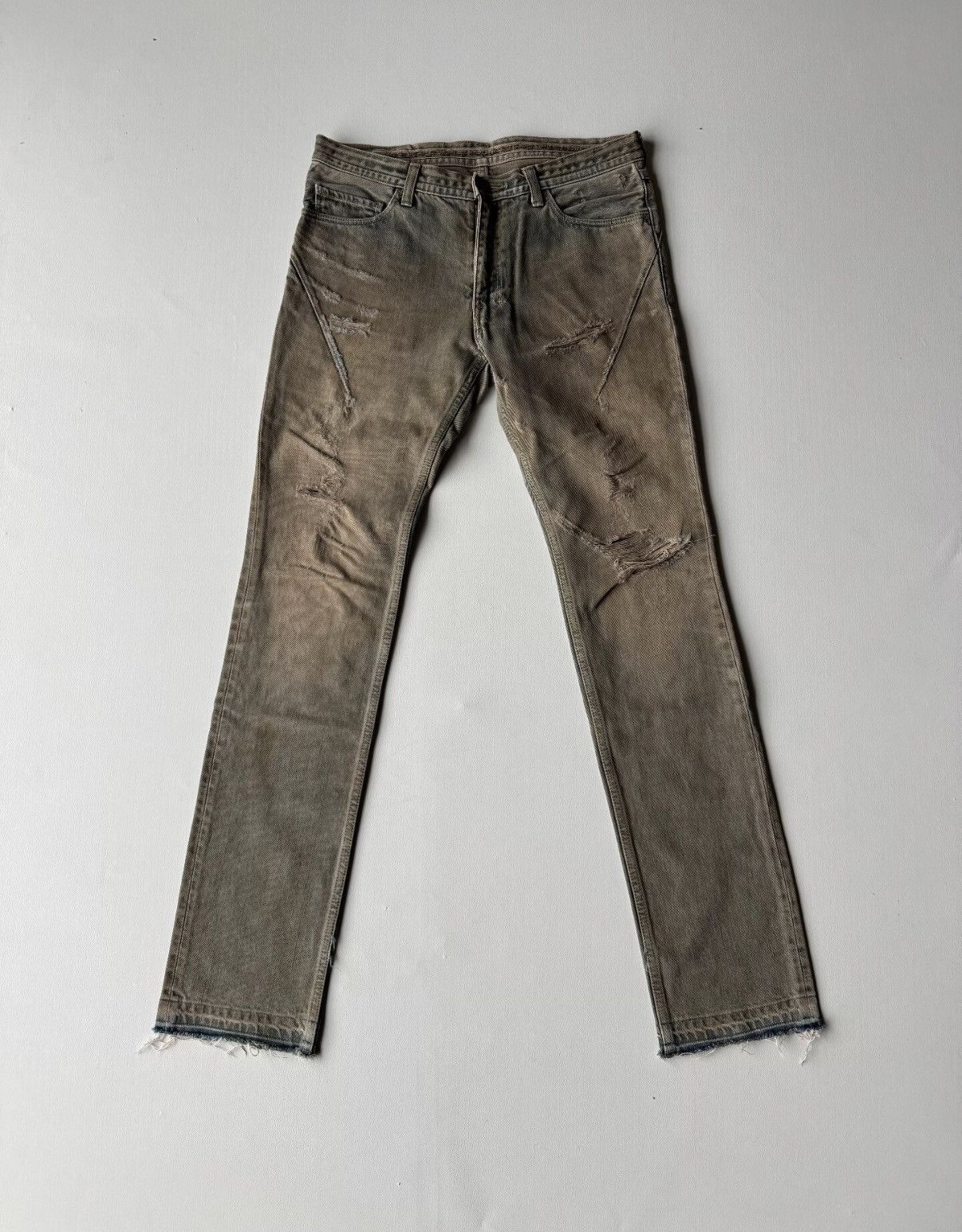 Number (N)ine Sz 3 Number Nine 07SS Mud Wash Denim-2508 Size US 30 / EU 46 - 1 Thumbnail