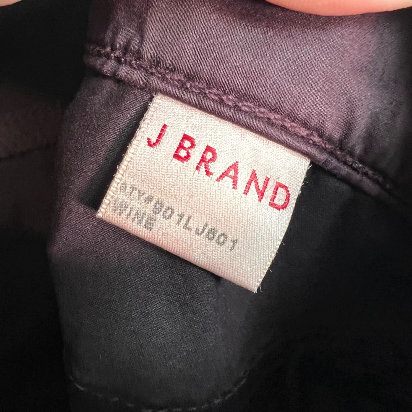 J Brand VINTAGE J Brand Womens Skinny Fit Pants Casual Chino Size 26 Red Fall Winter Size 26" / US 2 / IT 38 - 5 Thumbnail